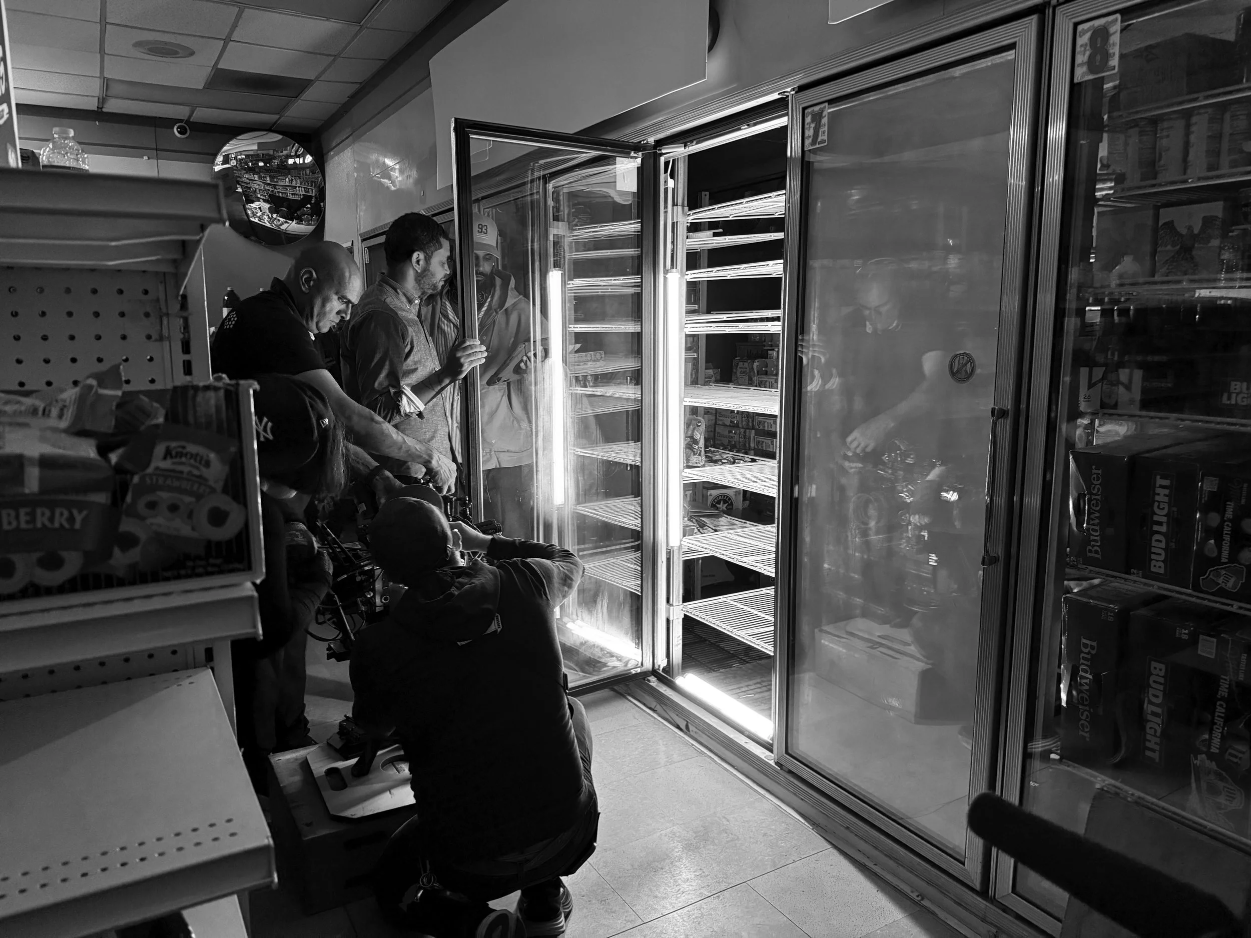 BTS from the set of SPILLED MILK dir by Jared Leaf for Jordan Peele's Monkeypaw Productions', Universal Pictures', and TIFF's No Drama short films initiative.