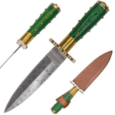 Majestic Damascus Bowie Knife