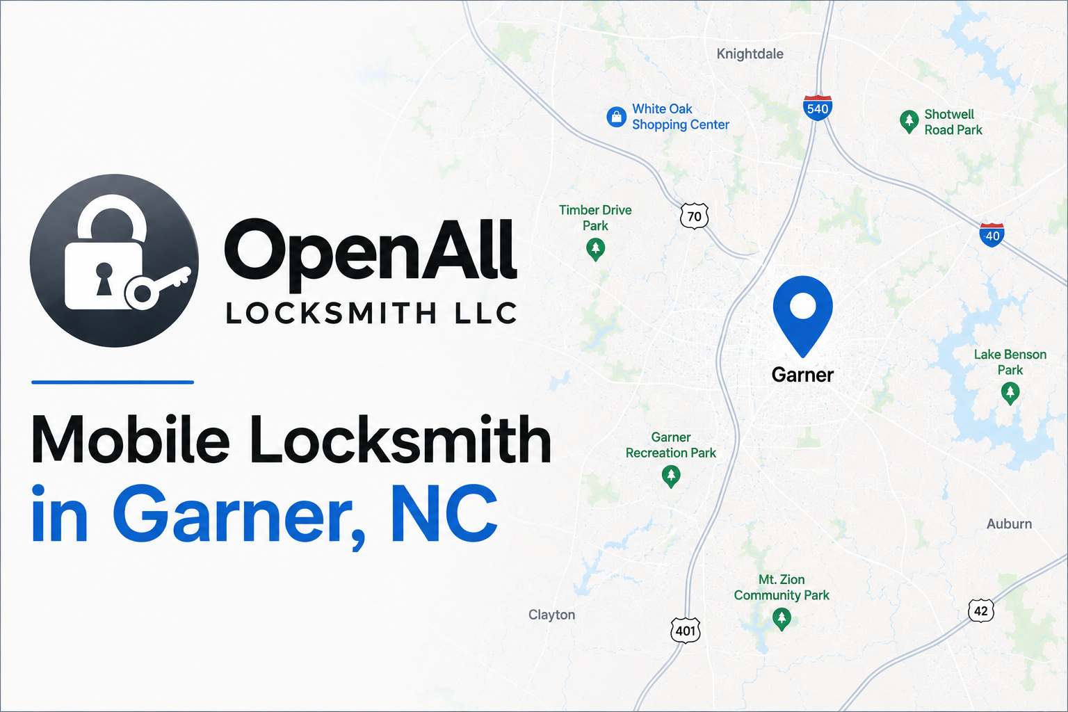 Mobile locksmith service in Garner NC by OpenAll Locksmith