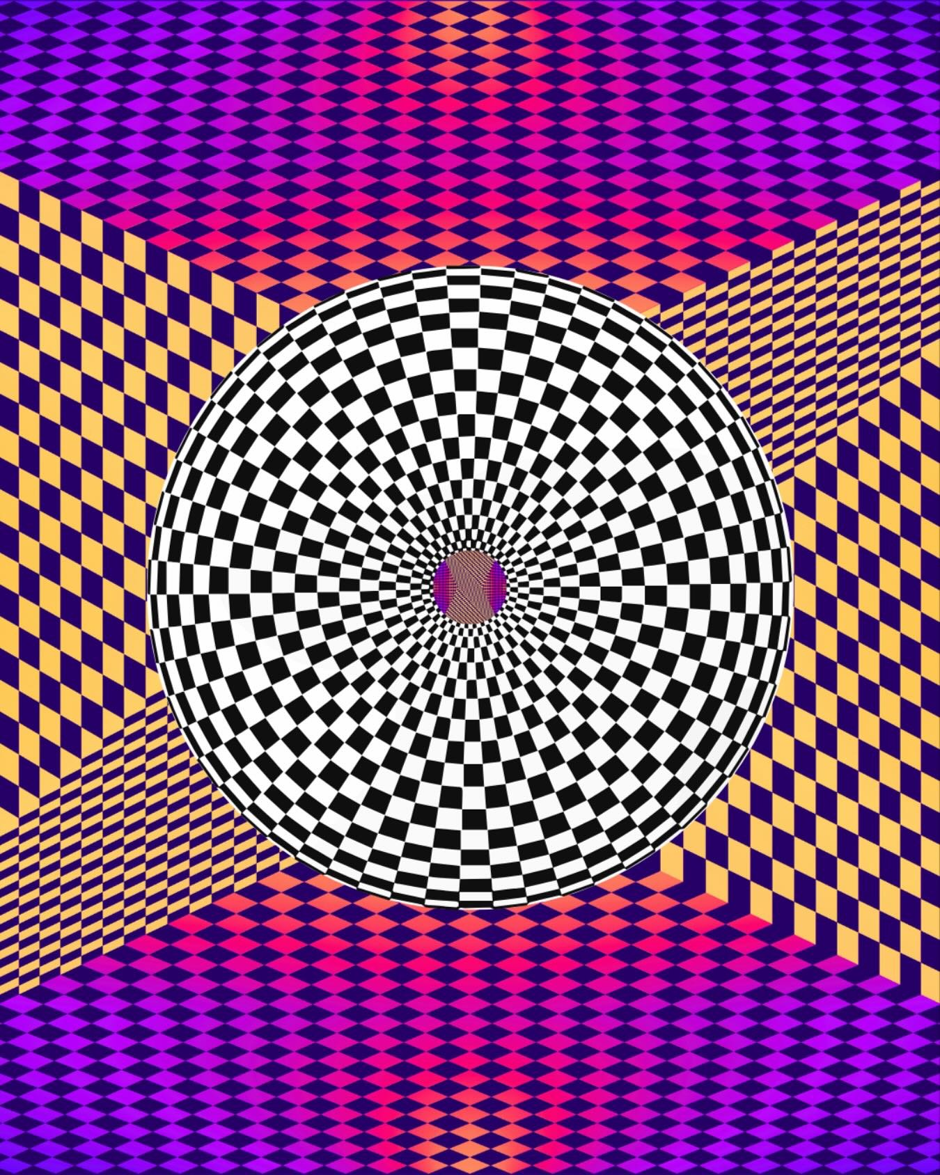 Head hurt a bit after making this one! 😵&zwj;💫#collageartist #digitaldesign #digitalcollageart #trippy #trippyart