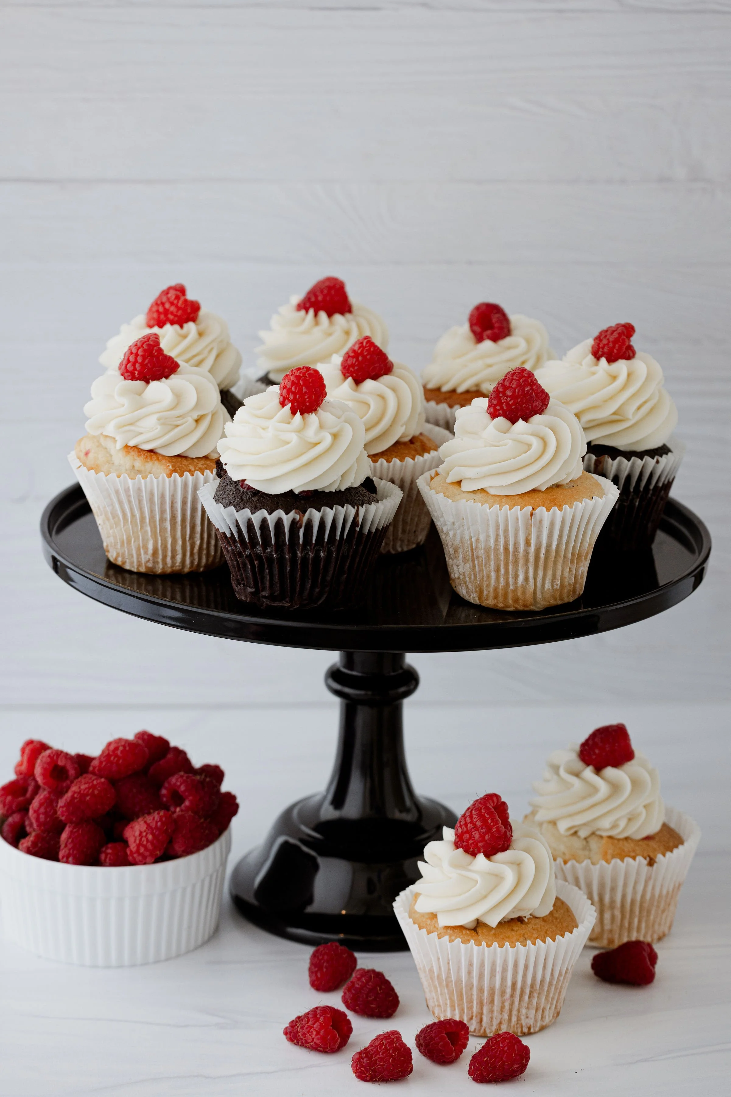 Raspberry Filled White Wedding