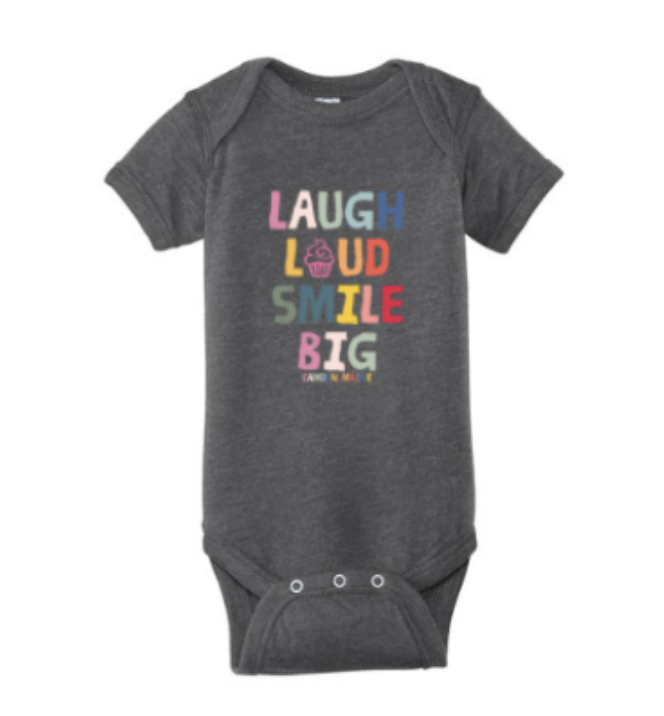 Infant LAUGH LOUD SMILE BIG Jersey Onesie