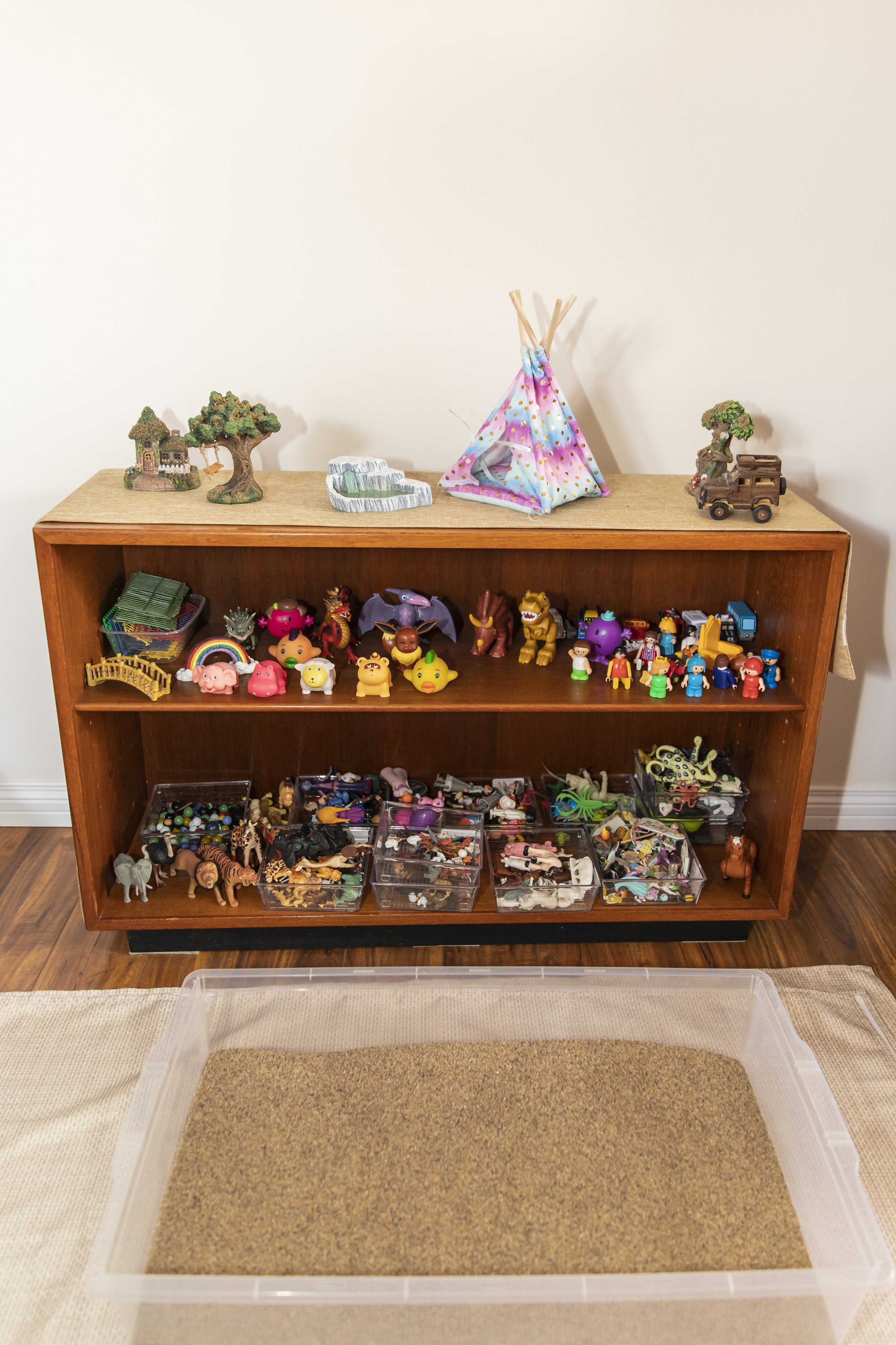 Toys used in child development through the healing journey of bonding.