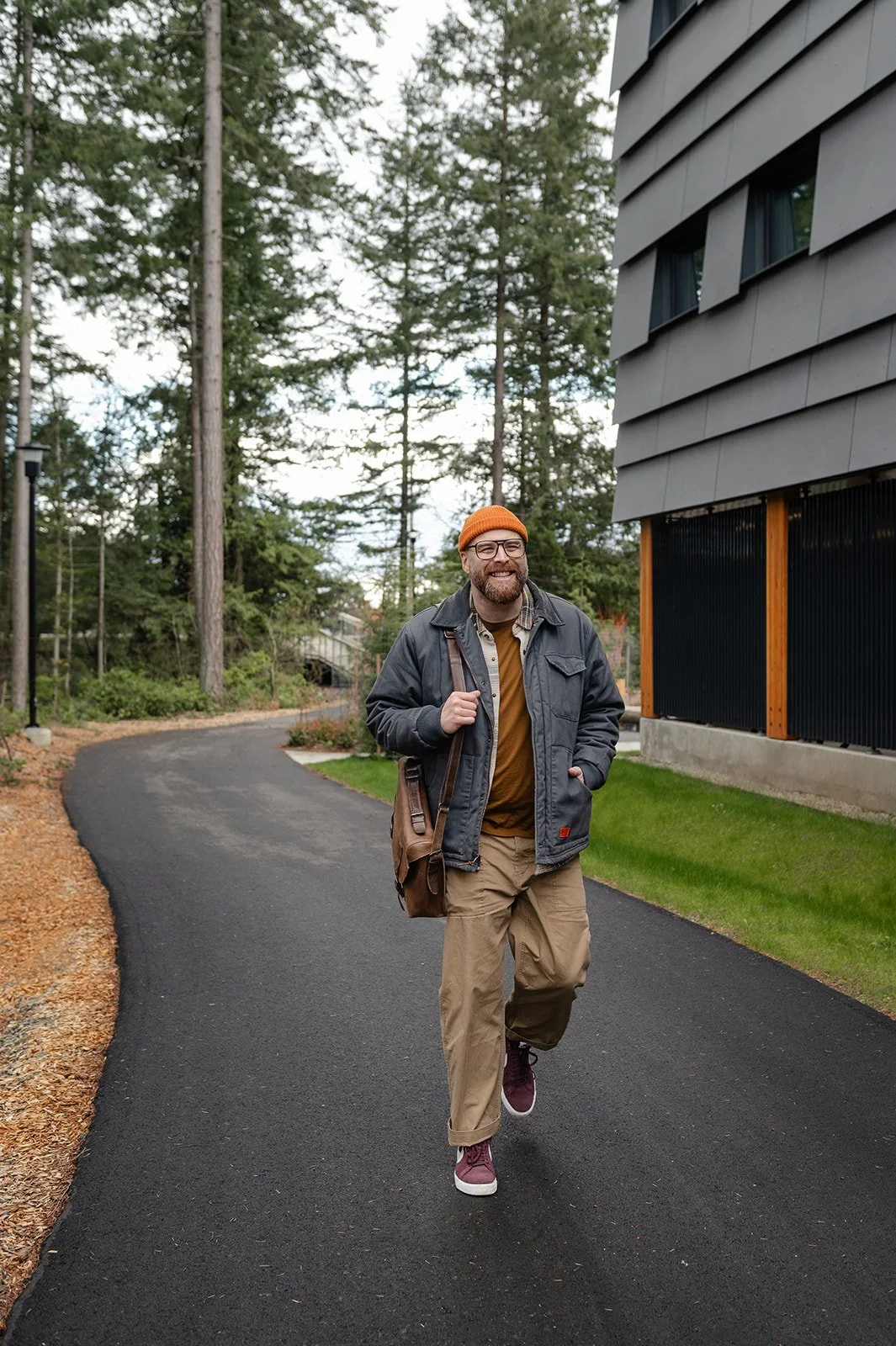 Chris Arruda of Bright Idea on the NIC campus.