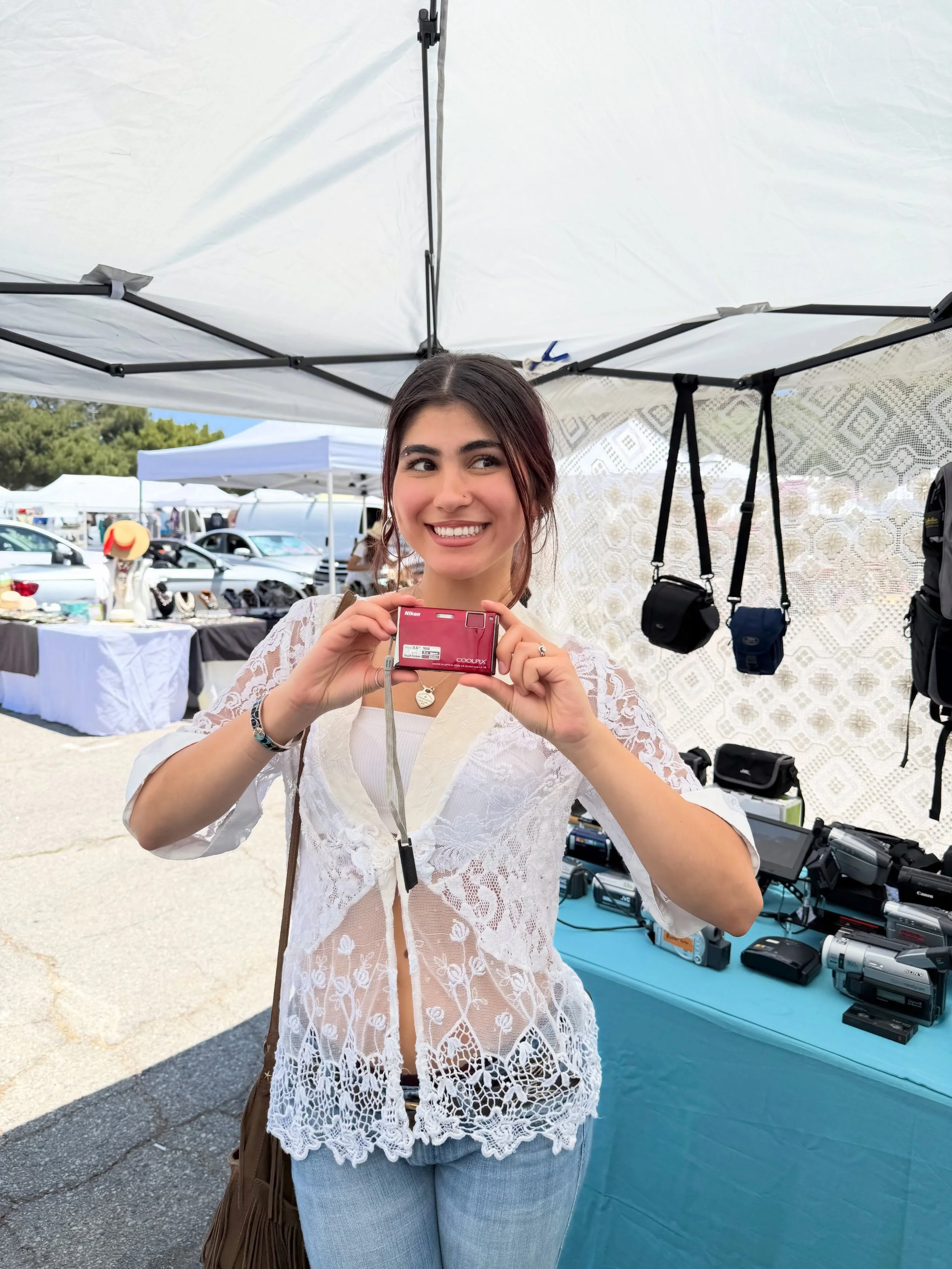 @melrosetradingpost every Sunday this summer! #digicam #camcorder #y2k #restored #tested