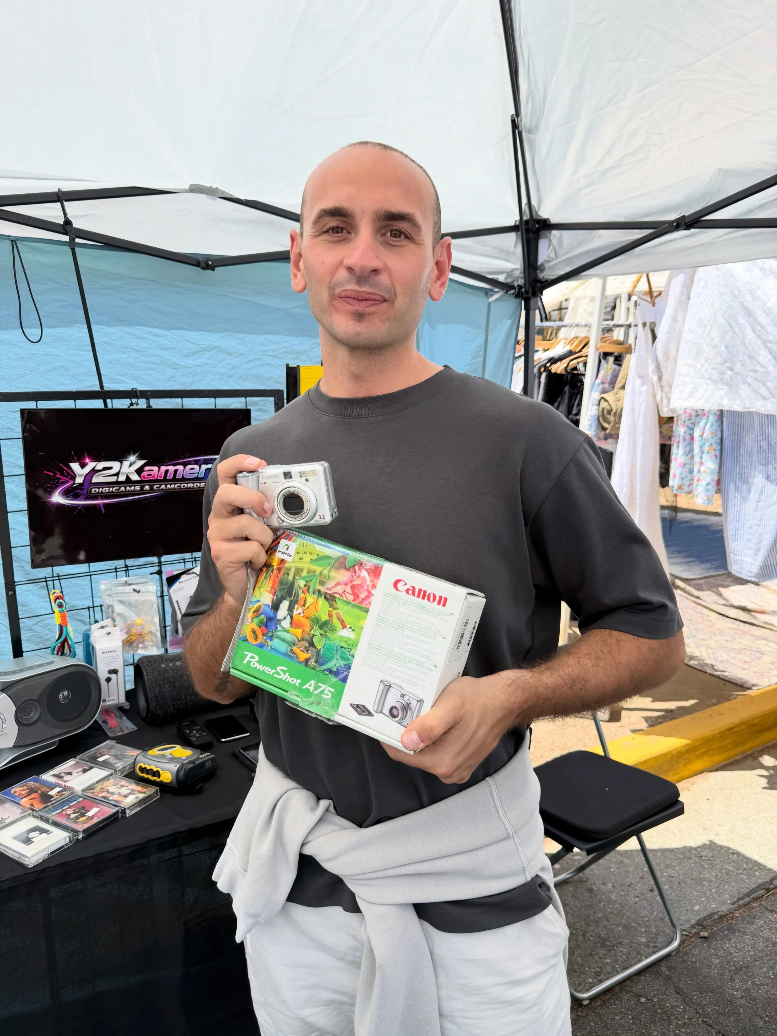 @silverlakeflea never disappoints!  Come find your #digicam #camcorder #retrocamera #y2k #restored tested &amp; working: CMOS, CCD, VHS-C, Hi8, Video8, Digital8, DVD, HDD, SD