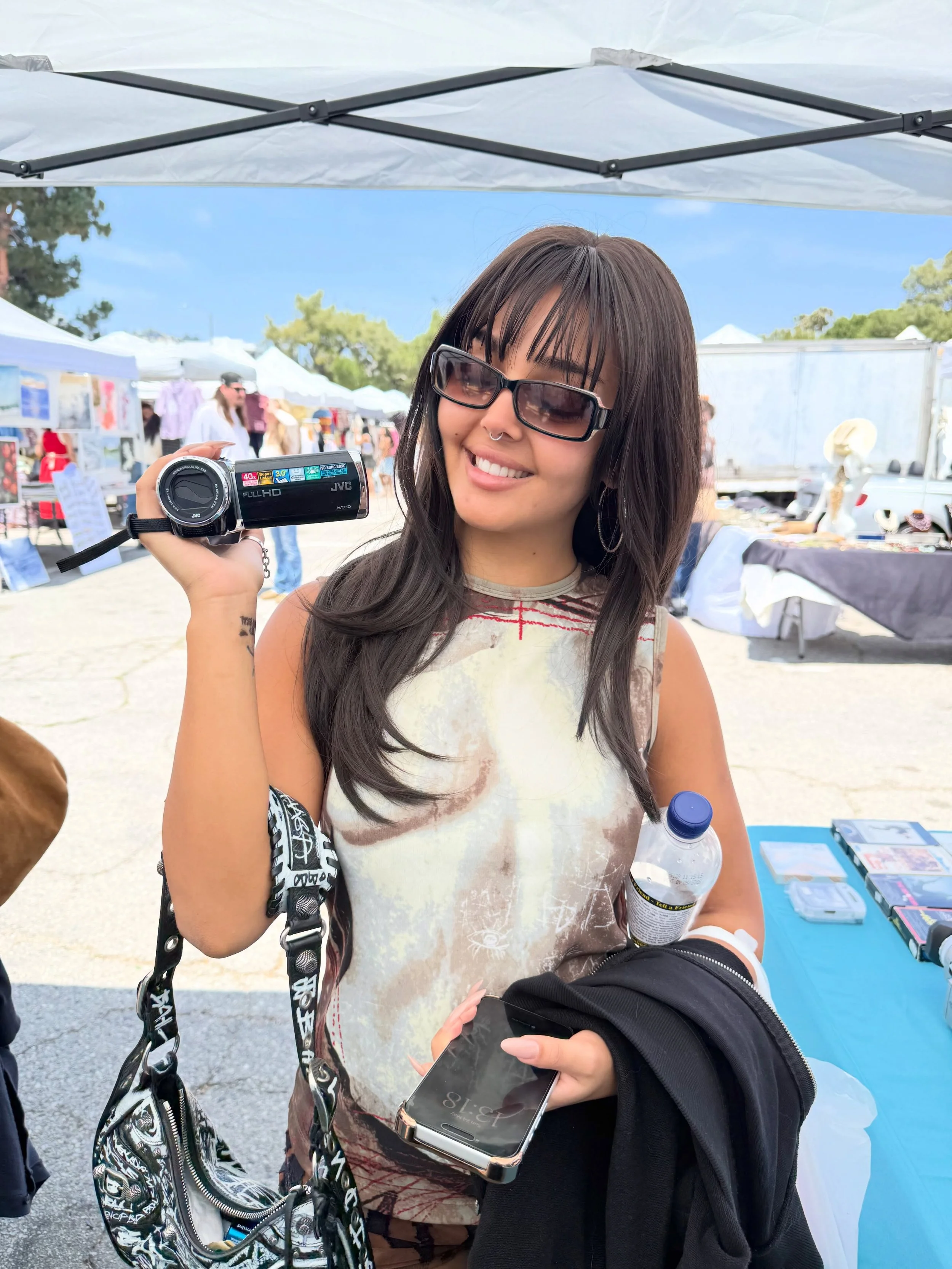 @melrosetradingpost every Sunday rain or shine! #vhs #digicam #handycam #camcorder #camera and so much more.  Come check us out at Booth 64
