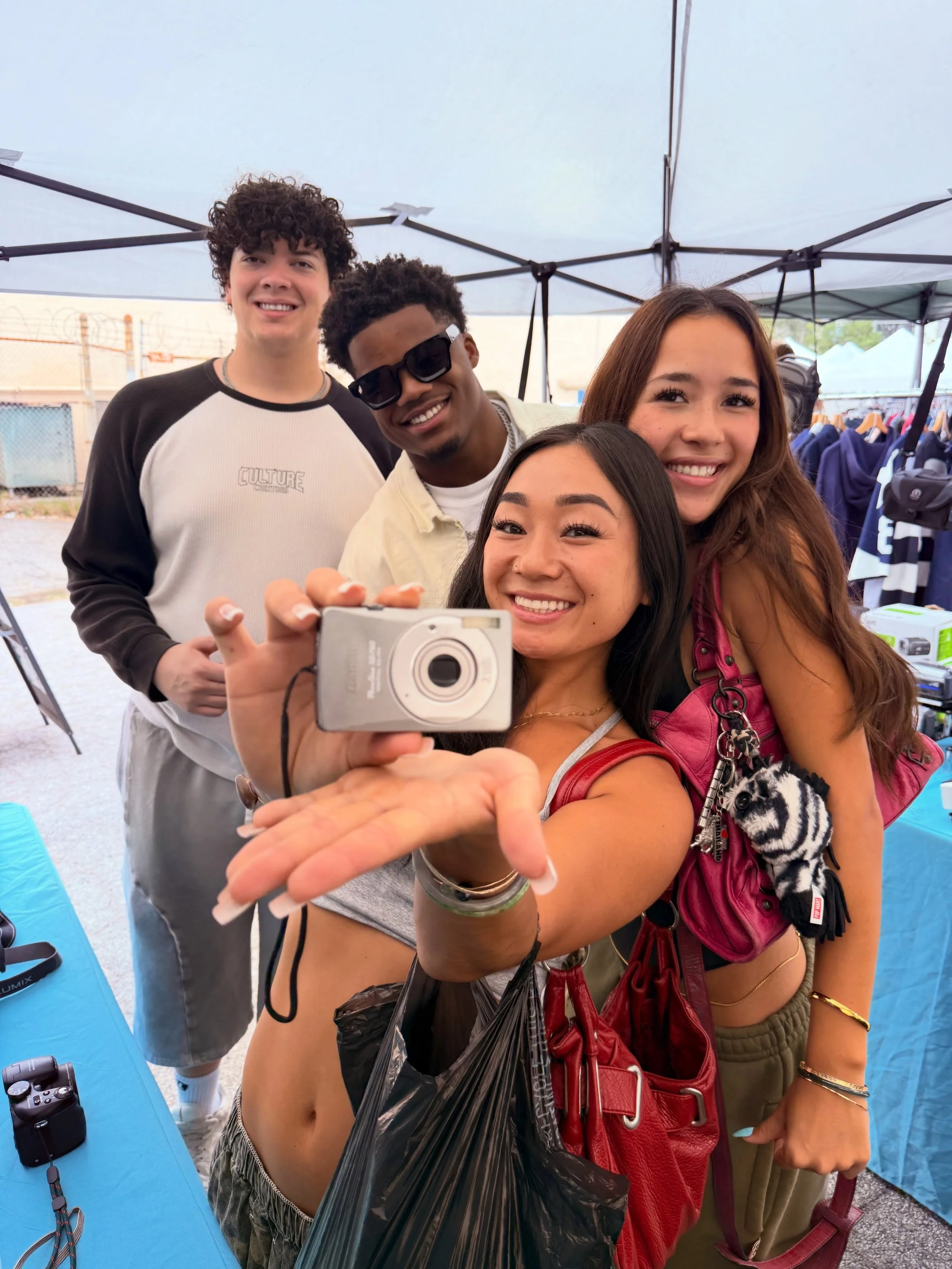 @silverlakeflea at the new location is bangin! Come get your #digicam #walkman #ipod #camcorder #tapeless setup today.