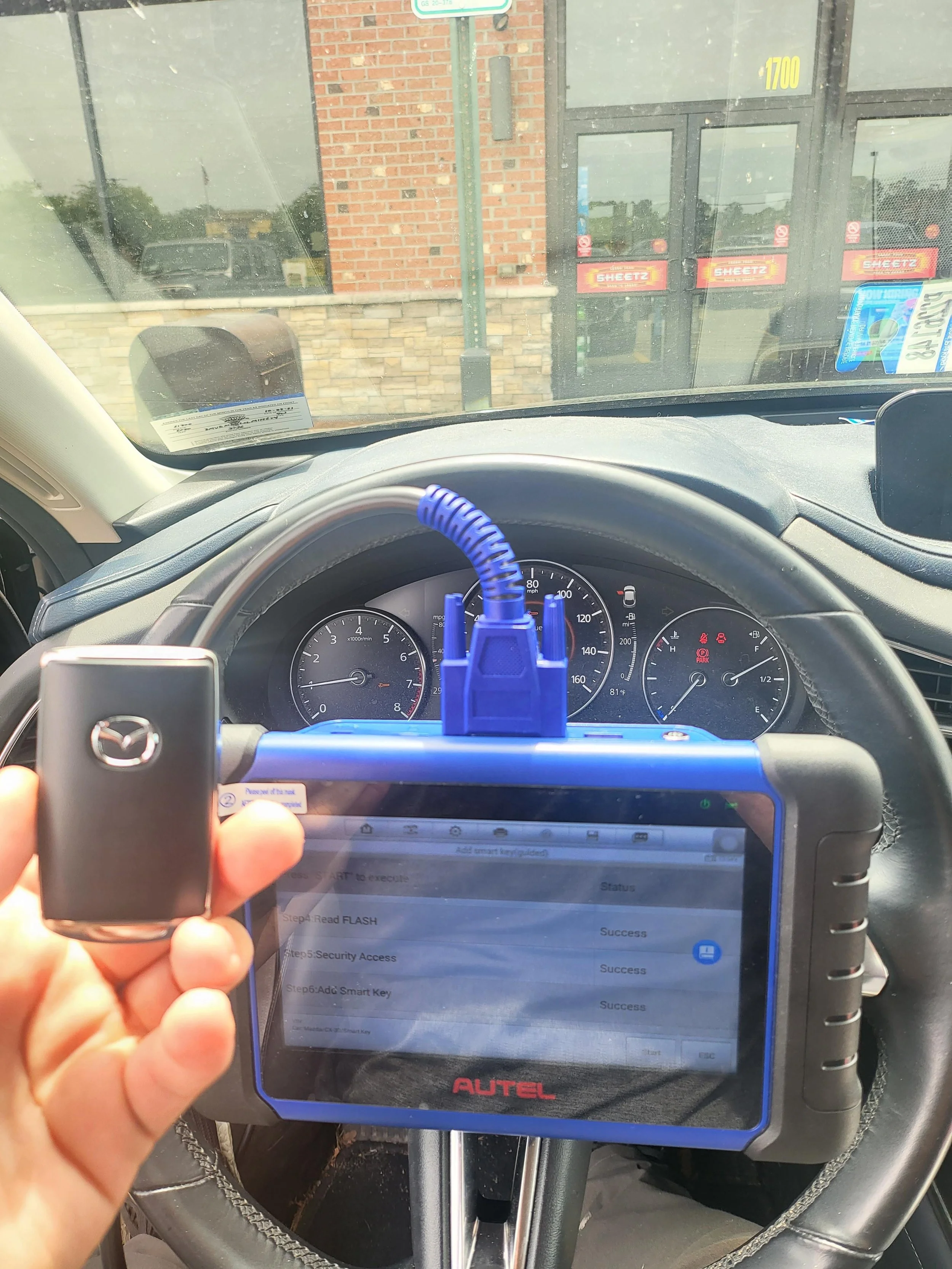 Expert Locksmith key fob programming equipment for vehicles in the Raleigh Durham area