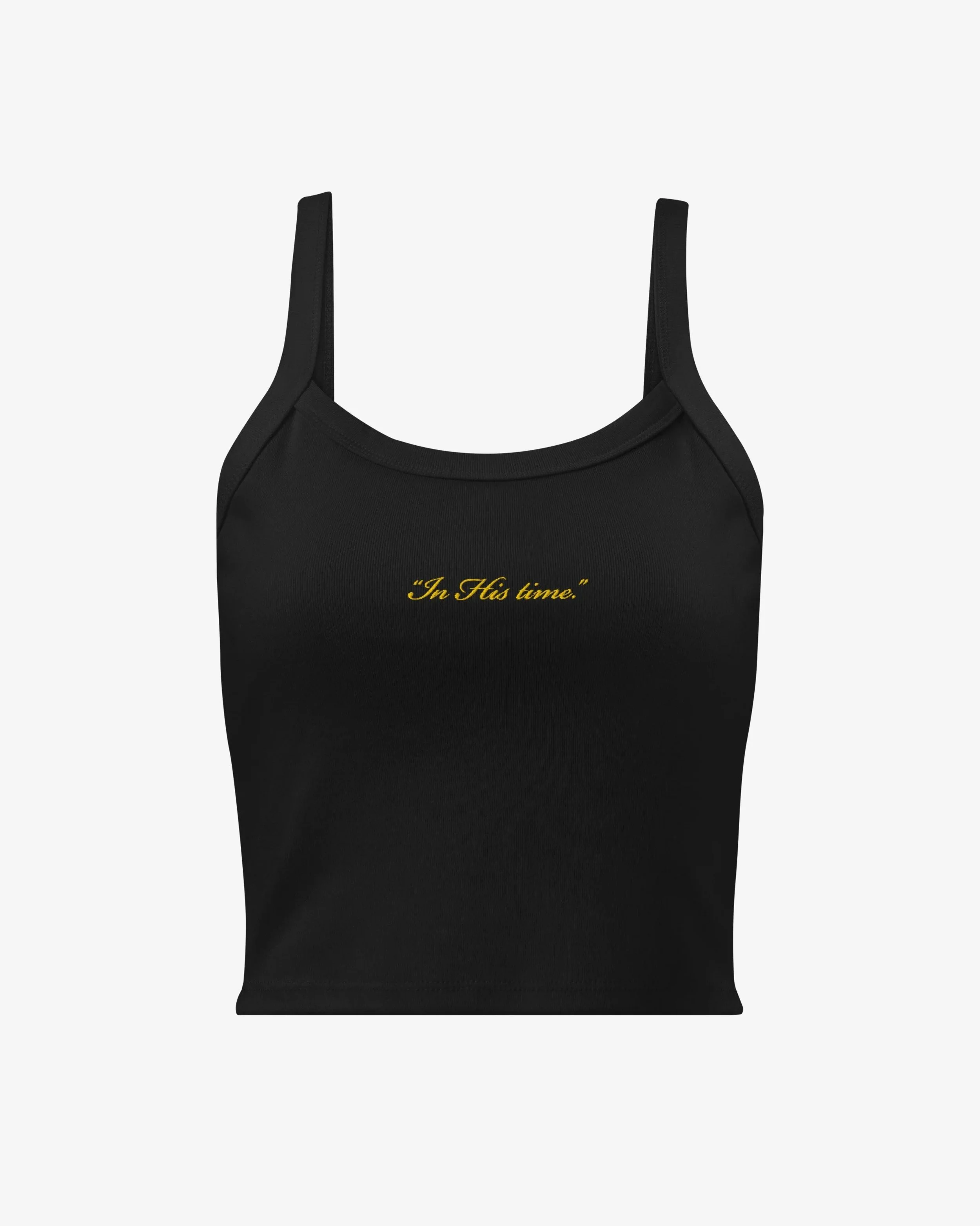 In His Time Women’s Micro-Rib Tank Top