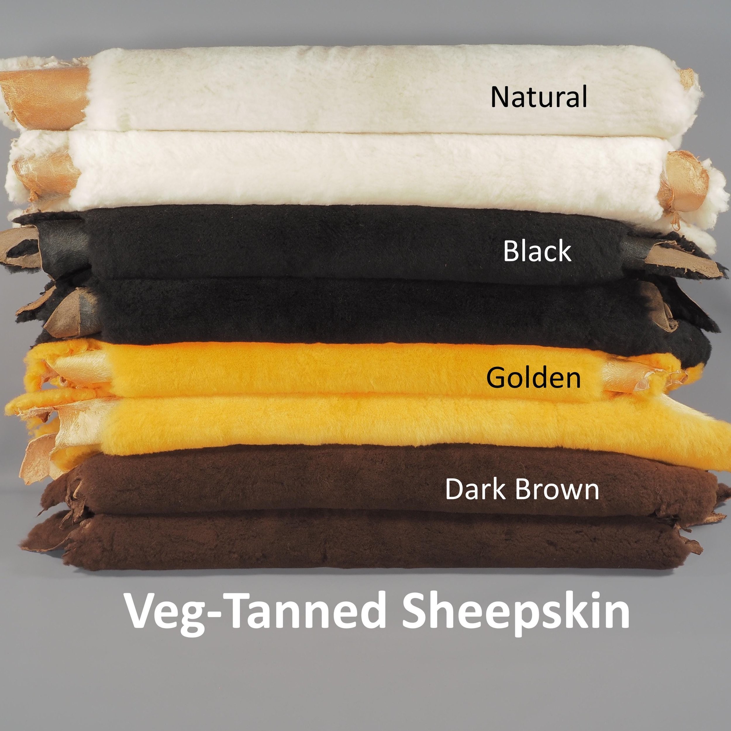 VEG-TANNED Sheepskin Hides