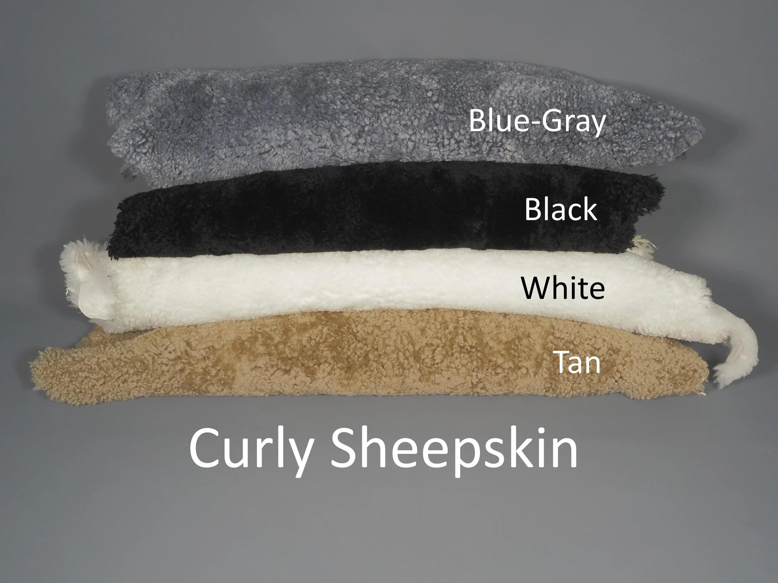 CURLY Sheepskin Hides