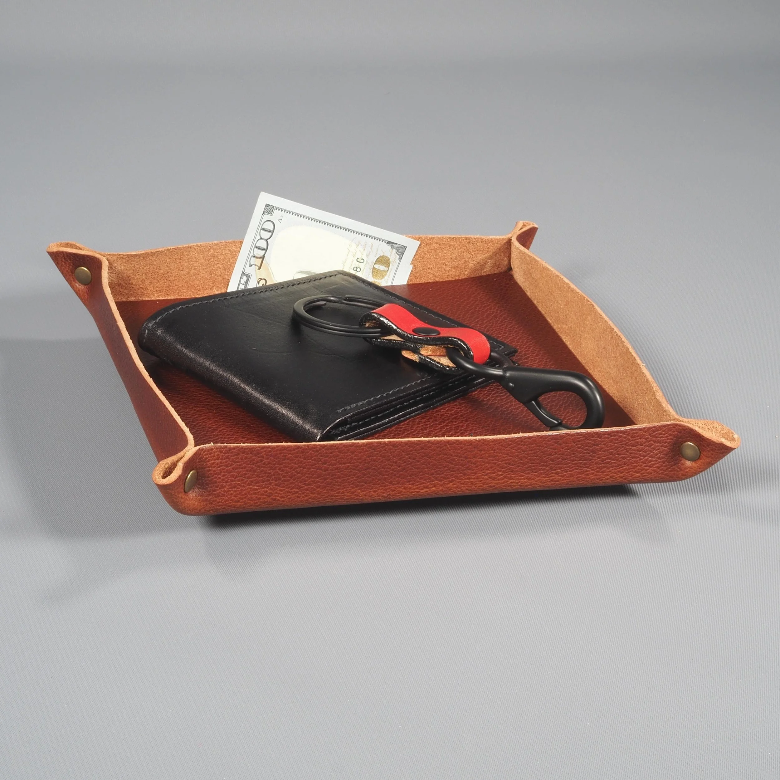 Leather Valet Tray