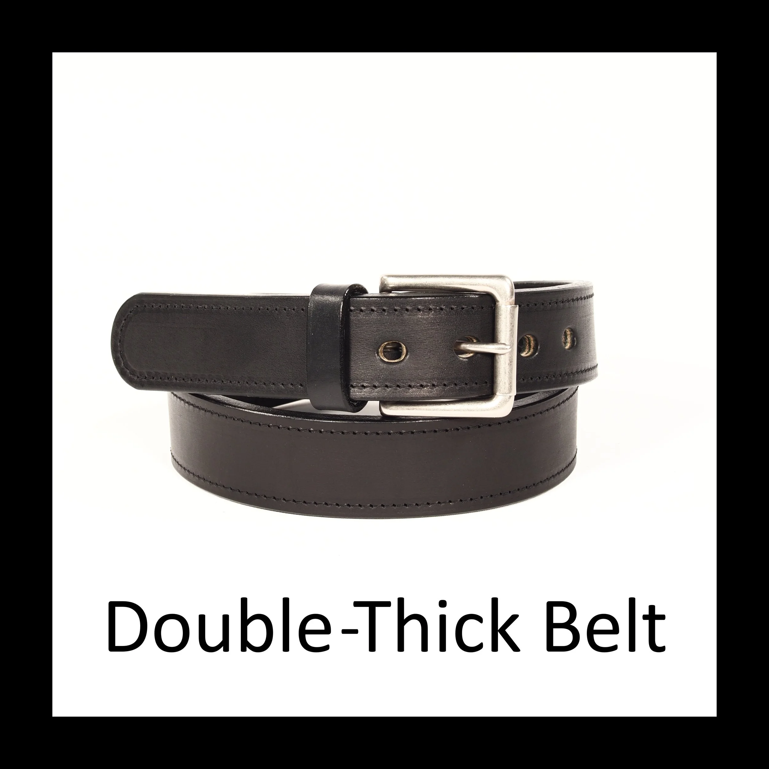 Double-Thick Bridle Leather Belt