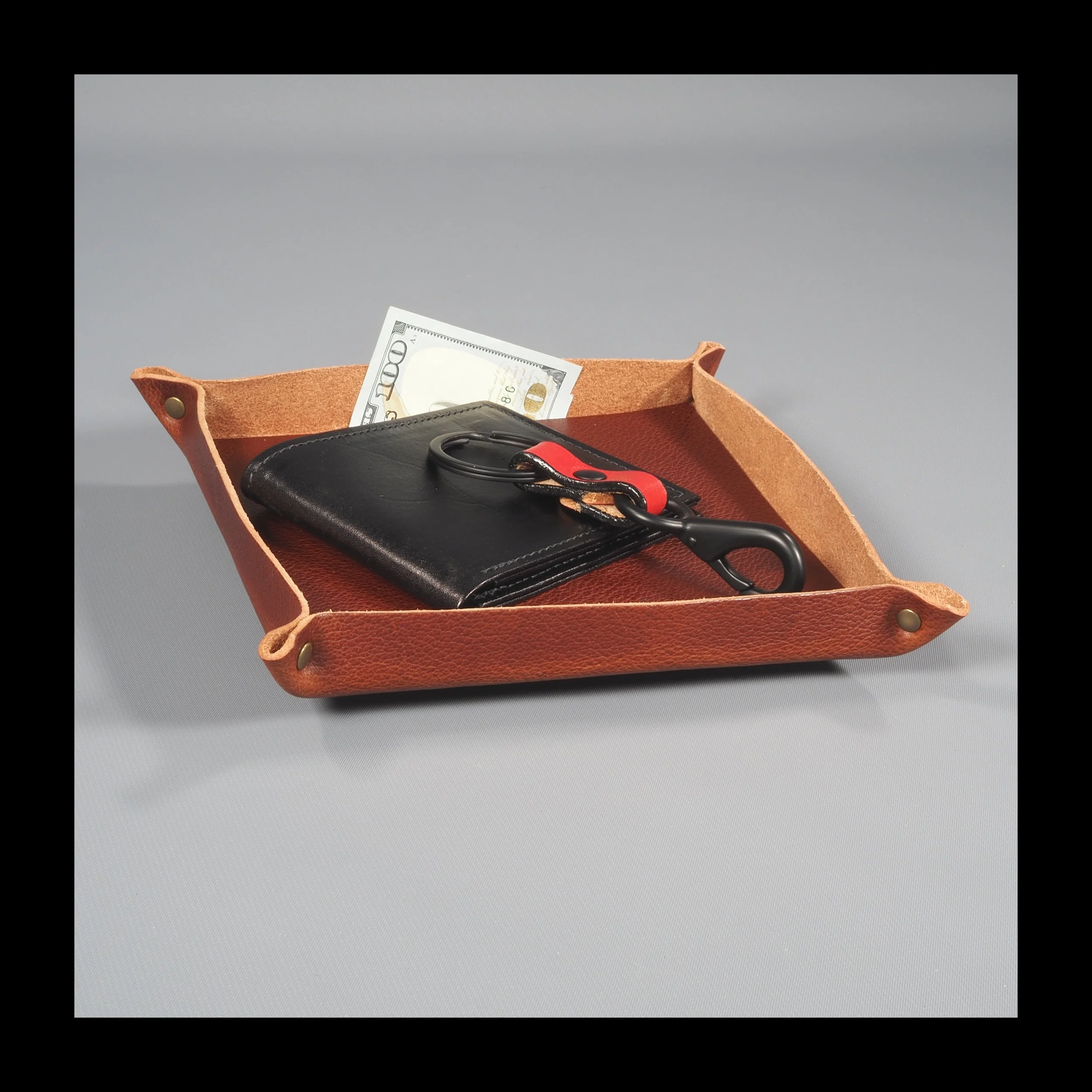Leather Valet Tray