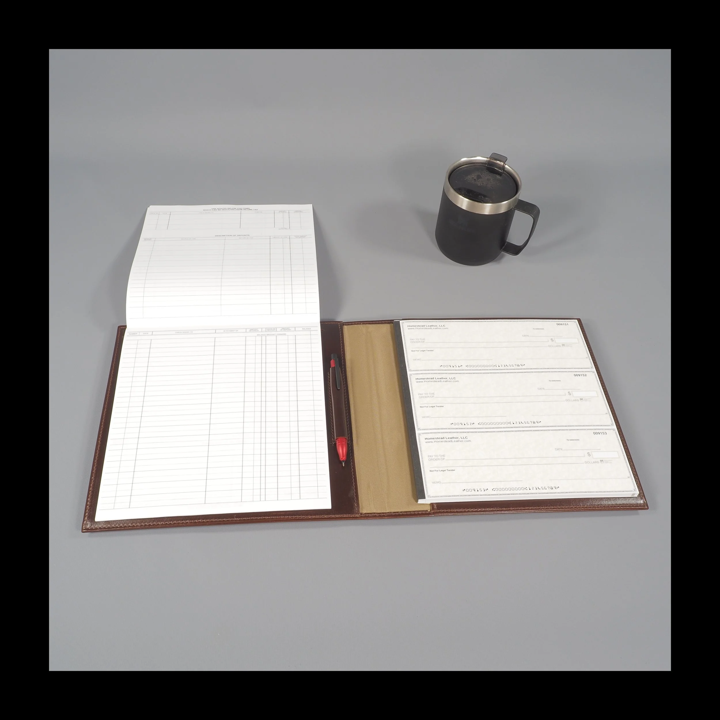BUSINESS Size DESKBOOK Checkbook