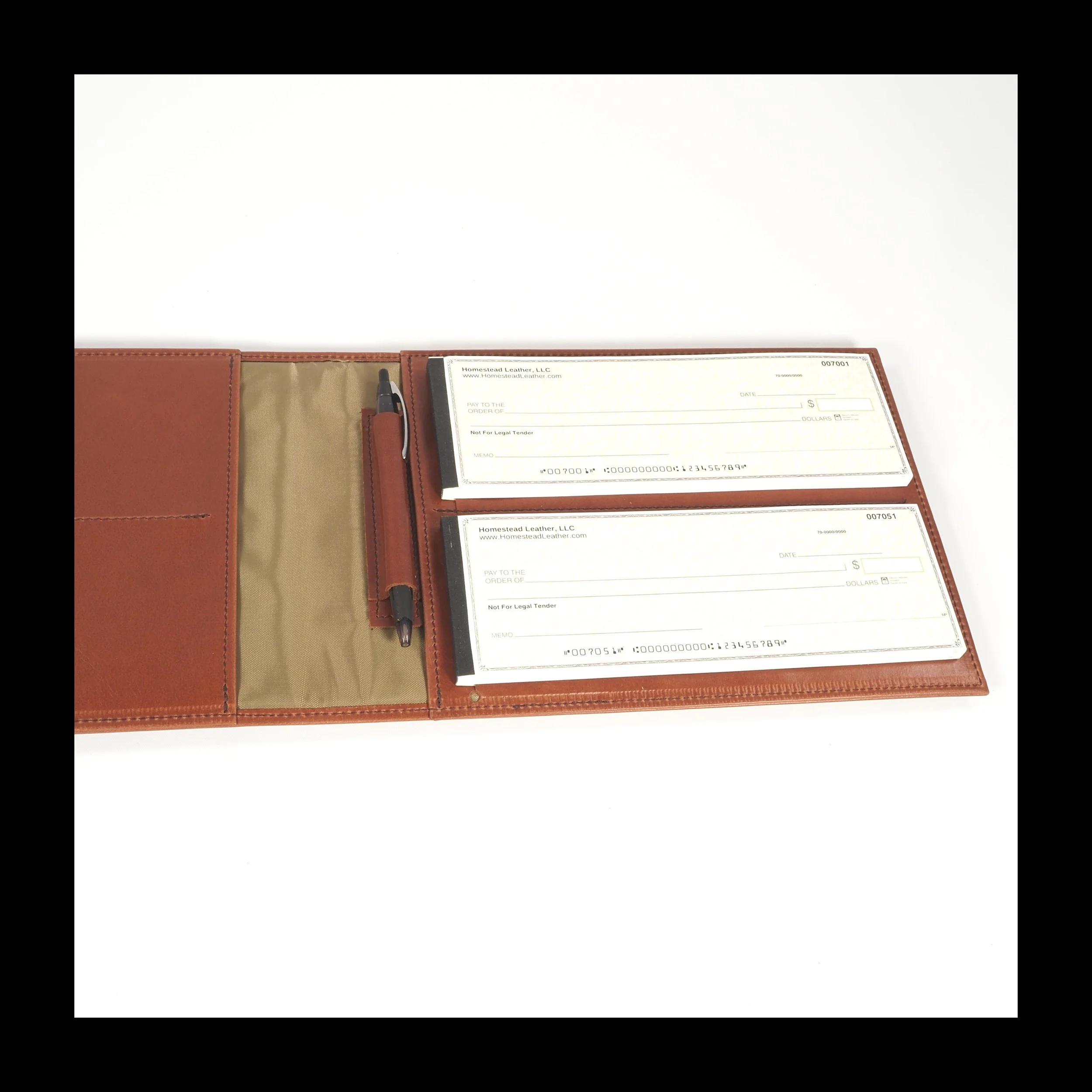 BUSINESS Size SIDE-TEAR Checkbook Organizer