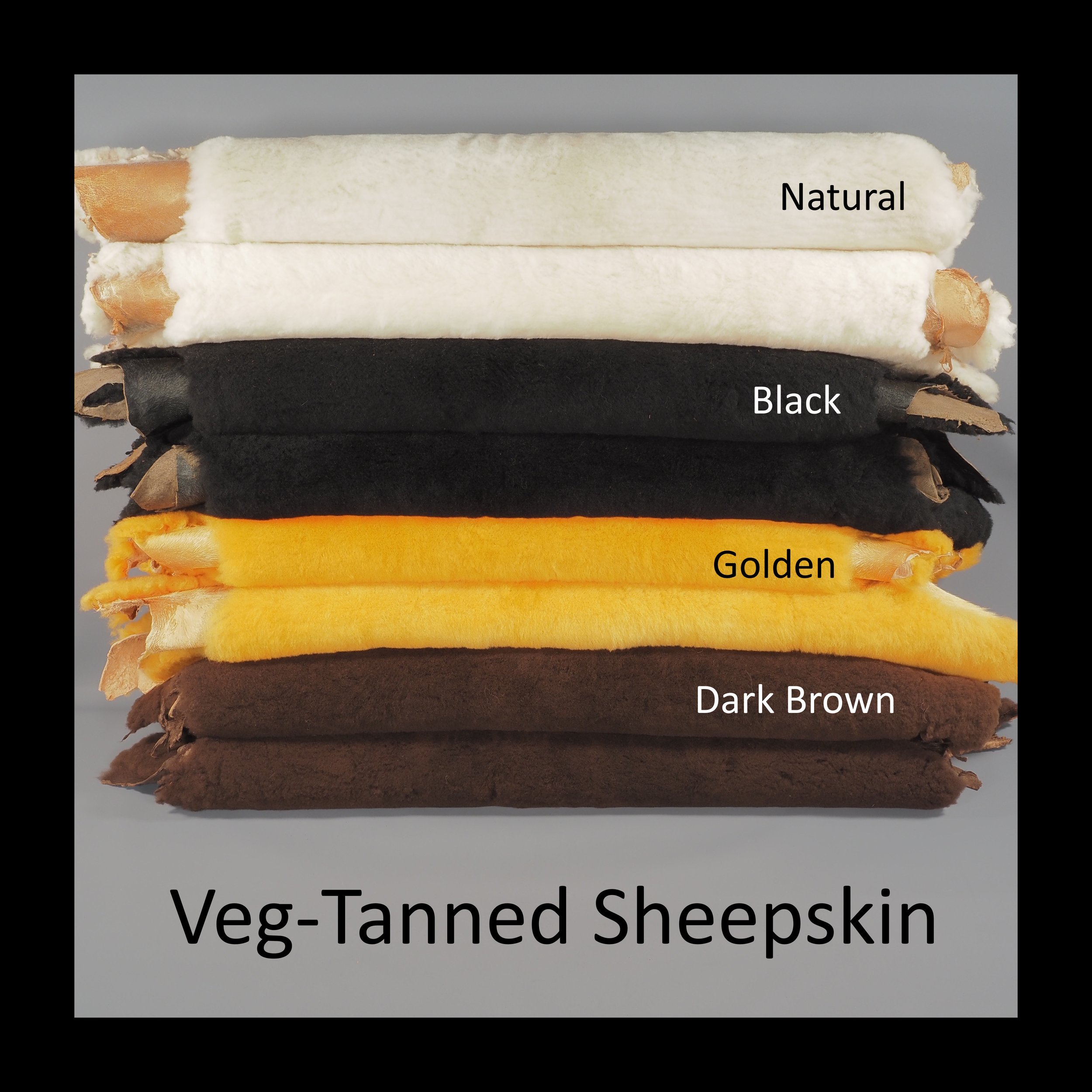 VEG-TANNED Sheepskin Hides