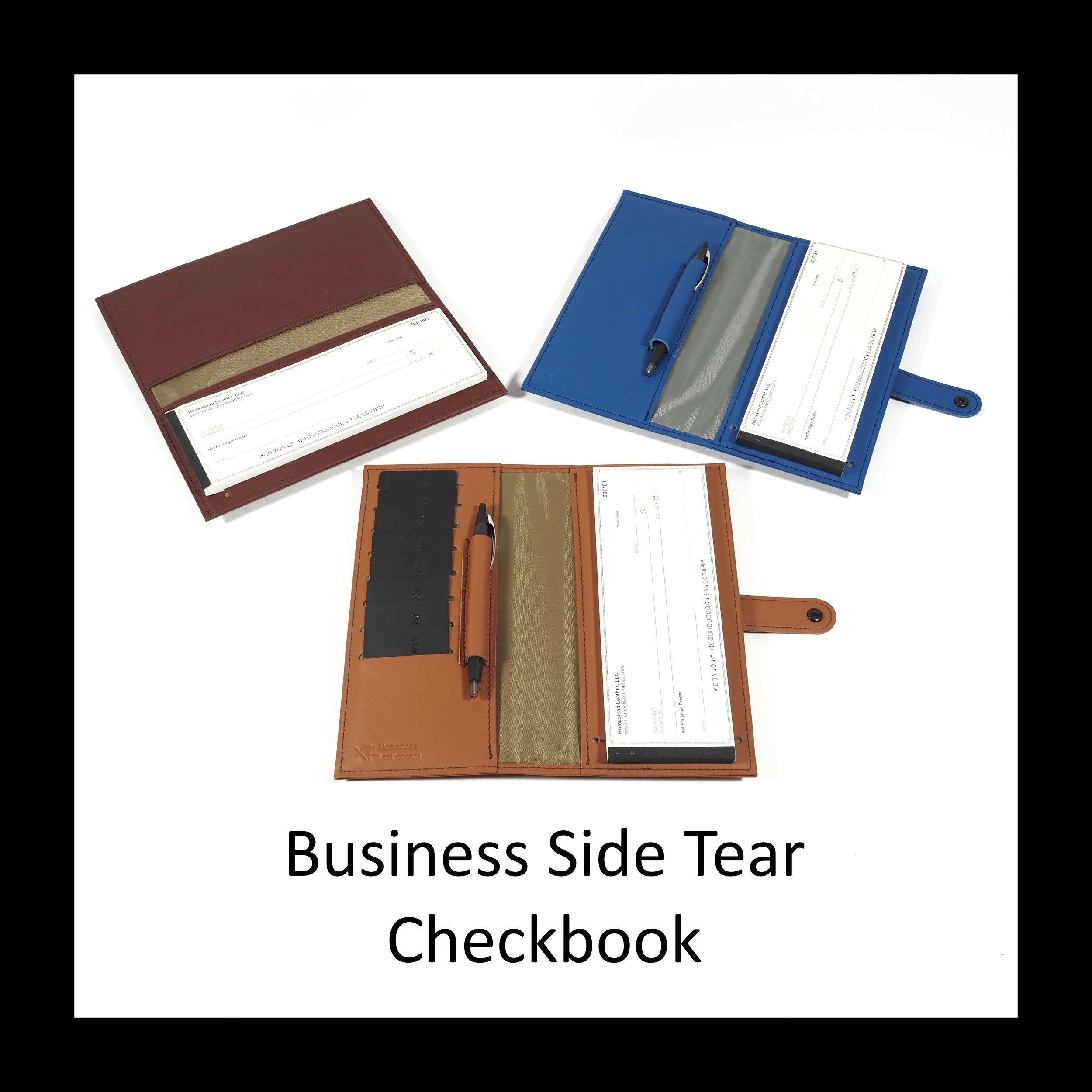 BUSINESS Size SIDE TEAR Checkbook