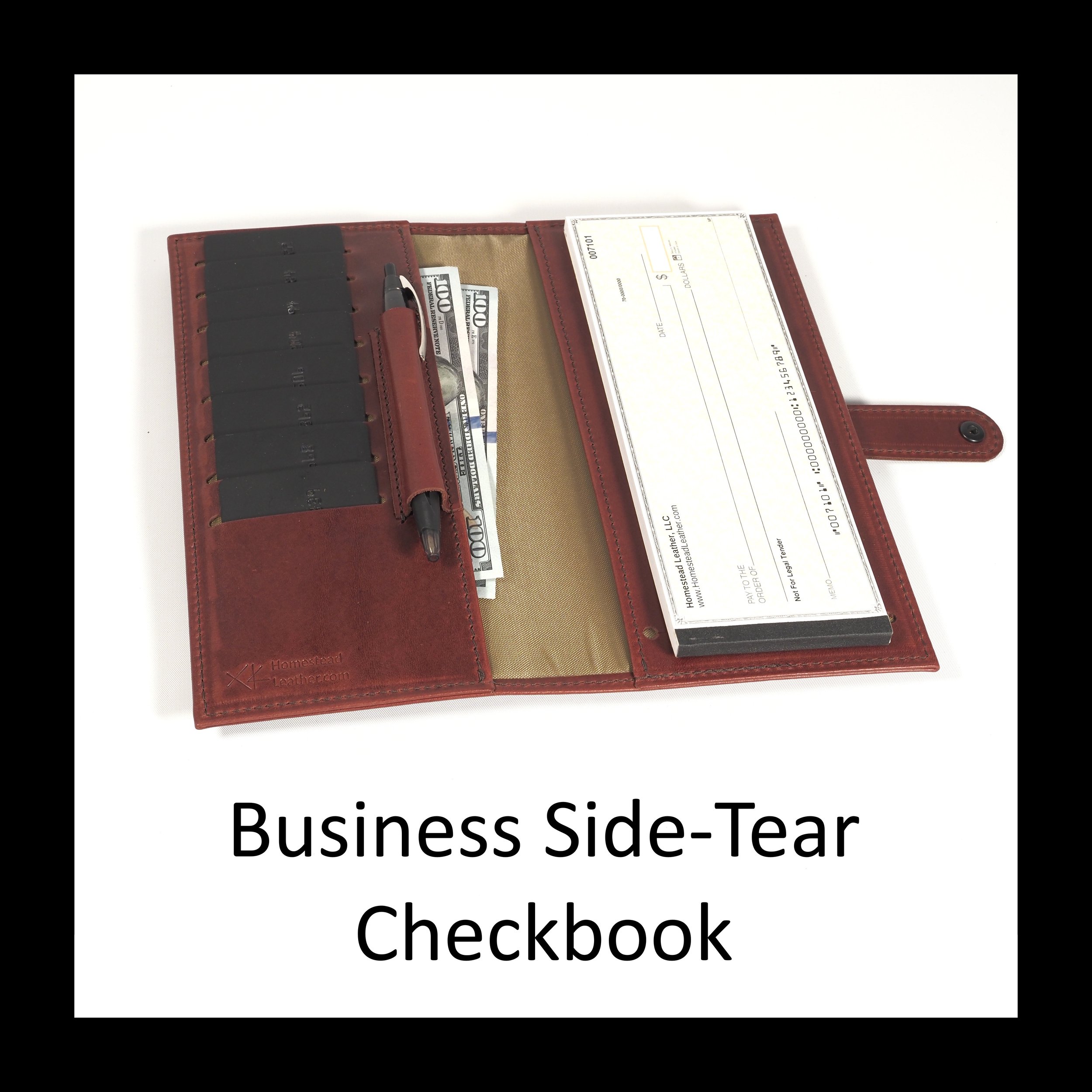 BUSINESS Size SIDE-TEAR Checkbook