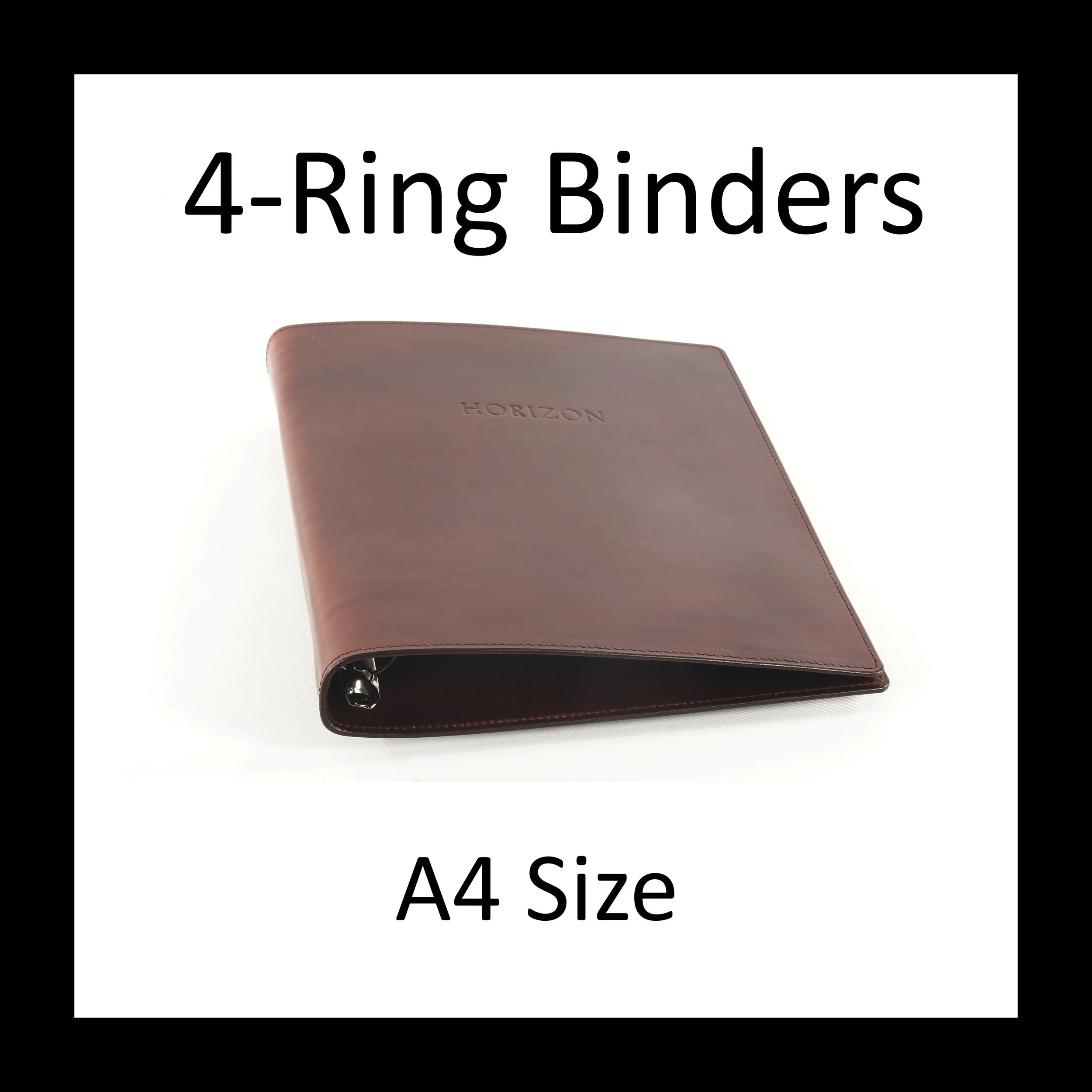 A4 Binder: 4 Ring Binder for A4 Size Sheets (210 x 297 mm)