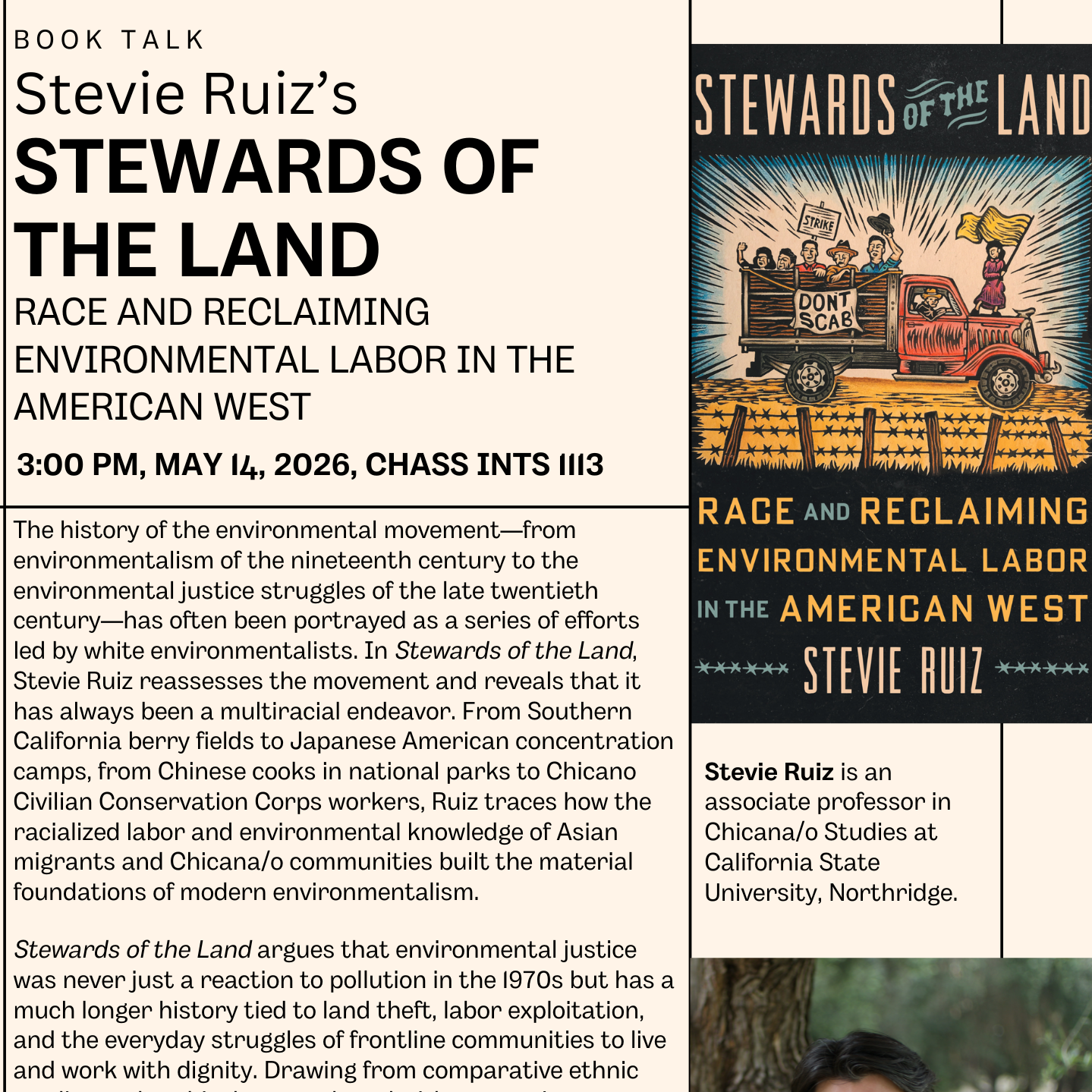 Book Talk at University of California, Riverside