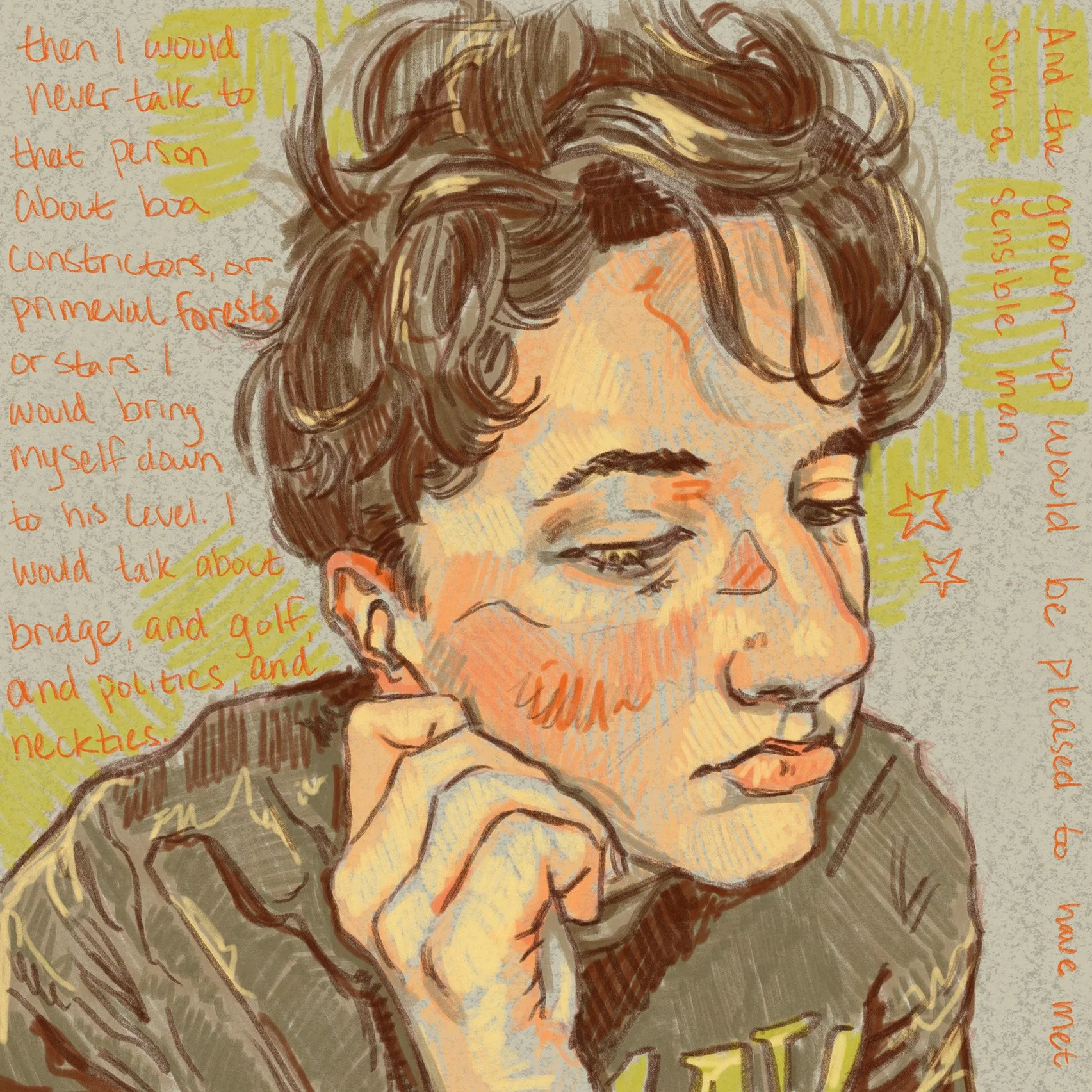 Self Portrait Sketch 2023
