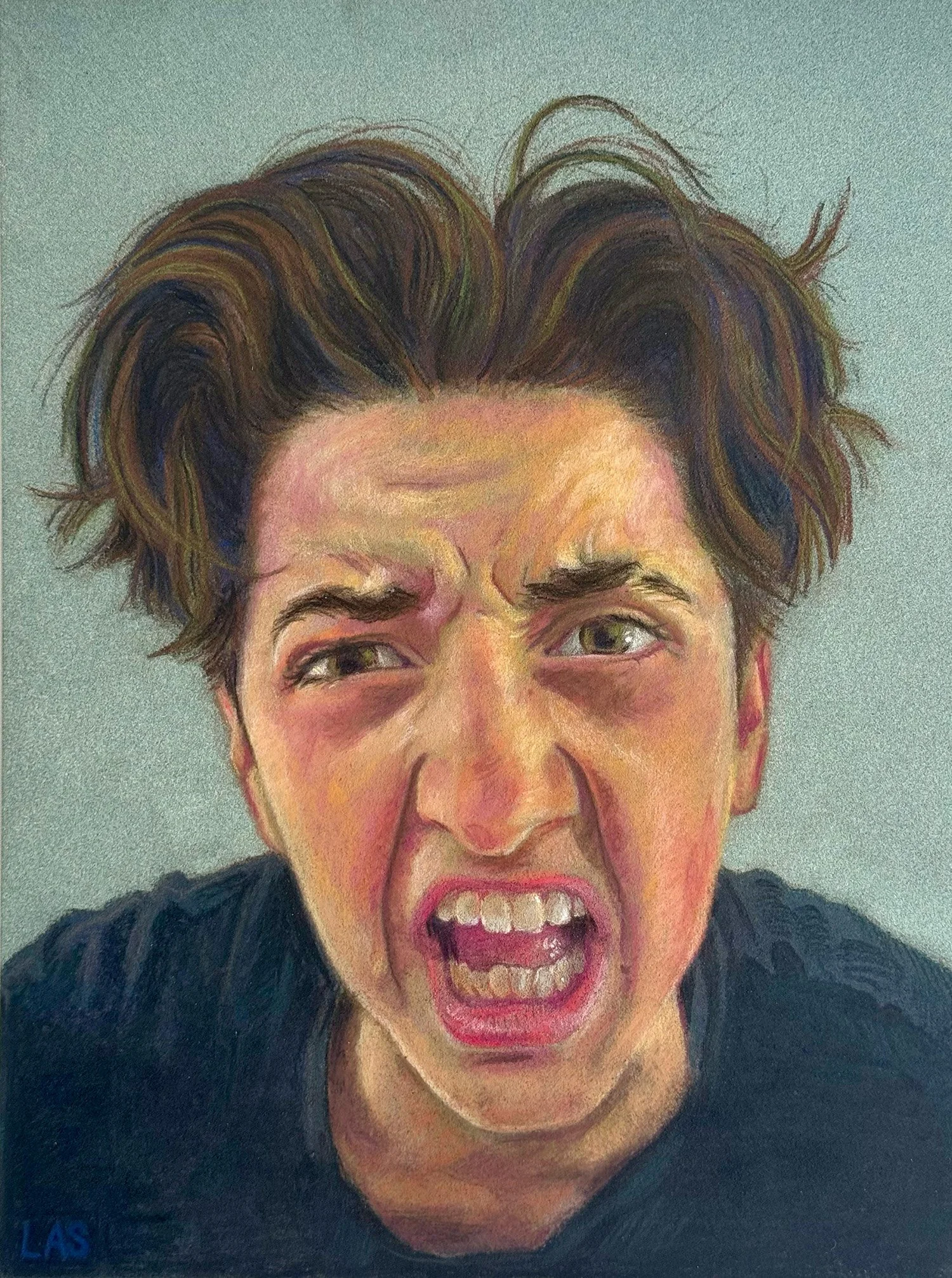 Rage Self Portrait