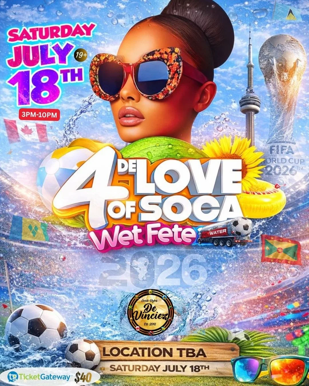 4 De Love of Soca Wet-Fete