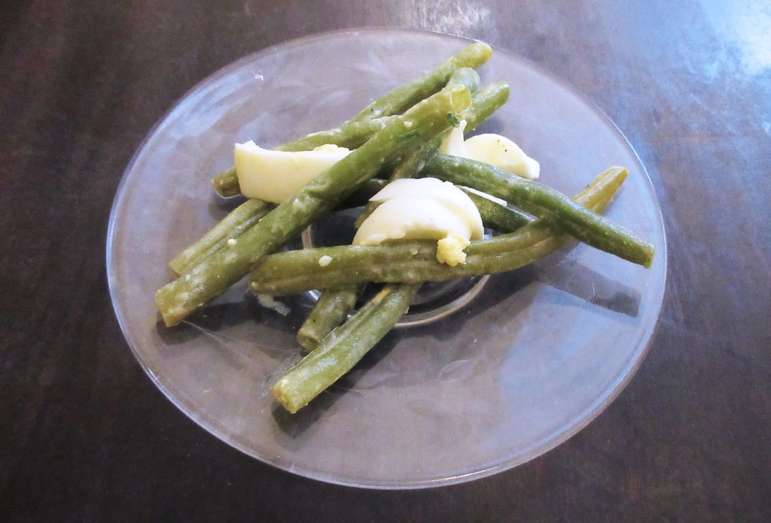French Beans as a Salad, with Salad Sauce