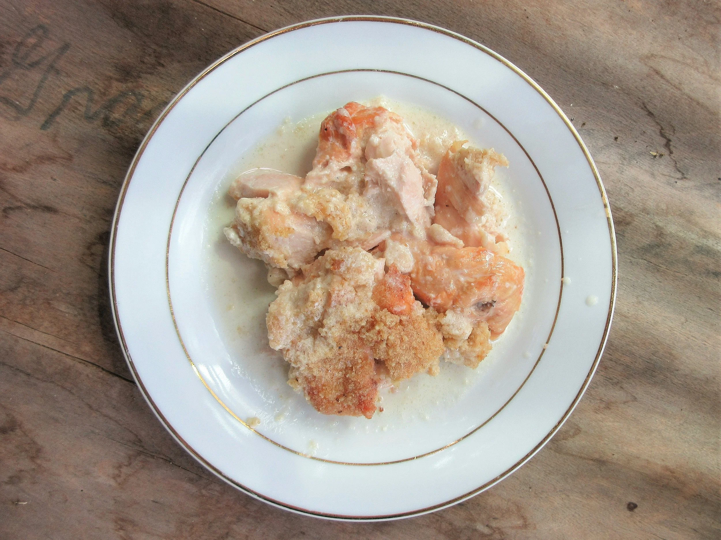 Fillets of Chickens, with Bechamel-ſauce and Bread-crumbs