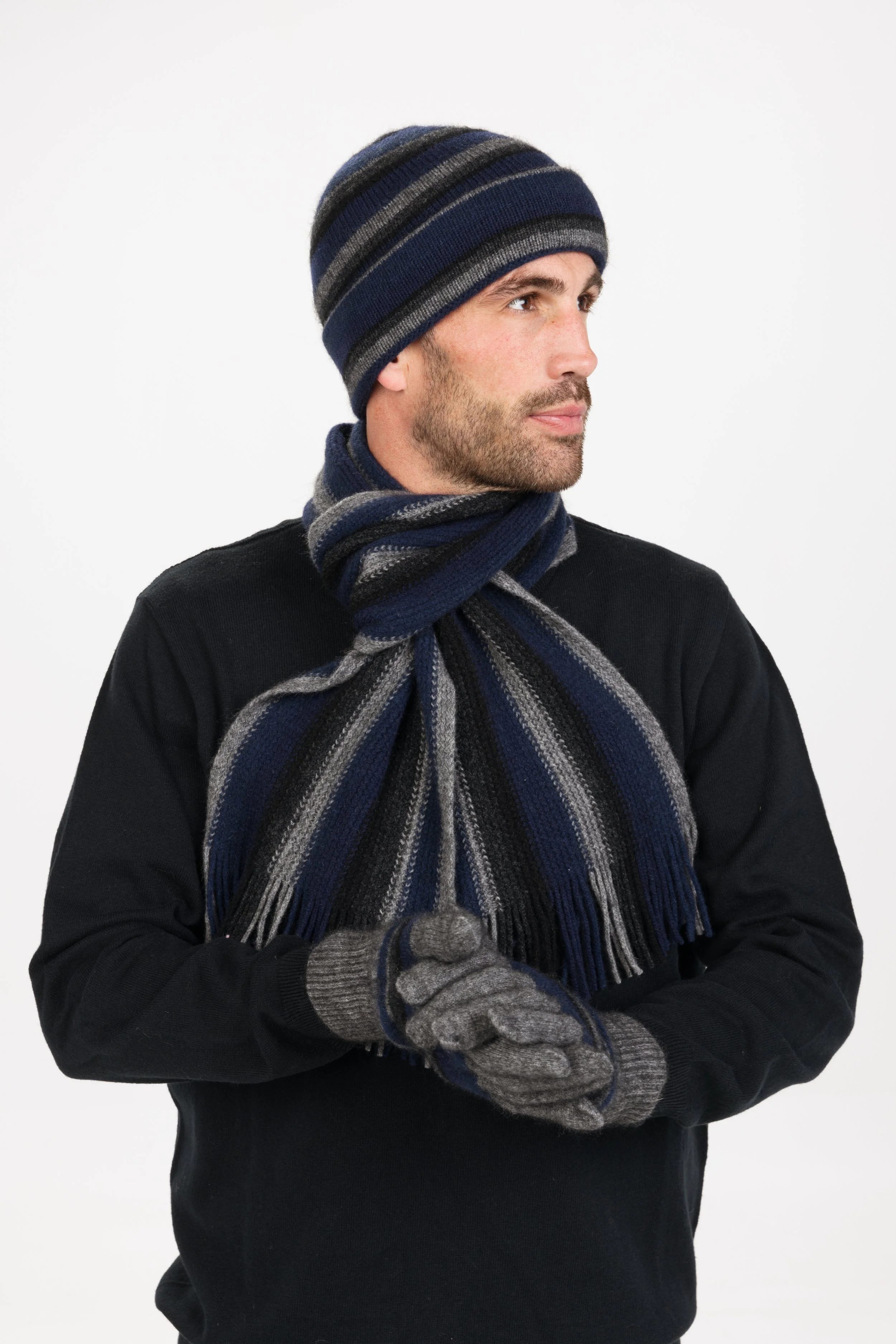 Striped Glove (Graphite)