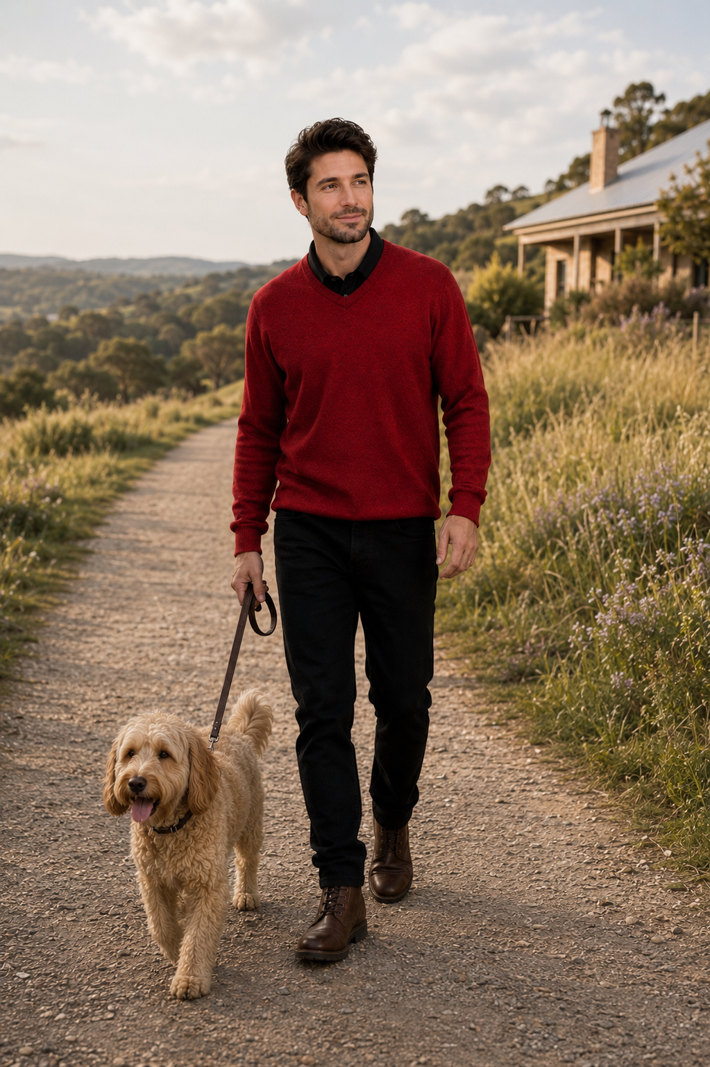 Vee Neck Sweater