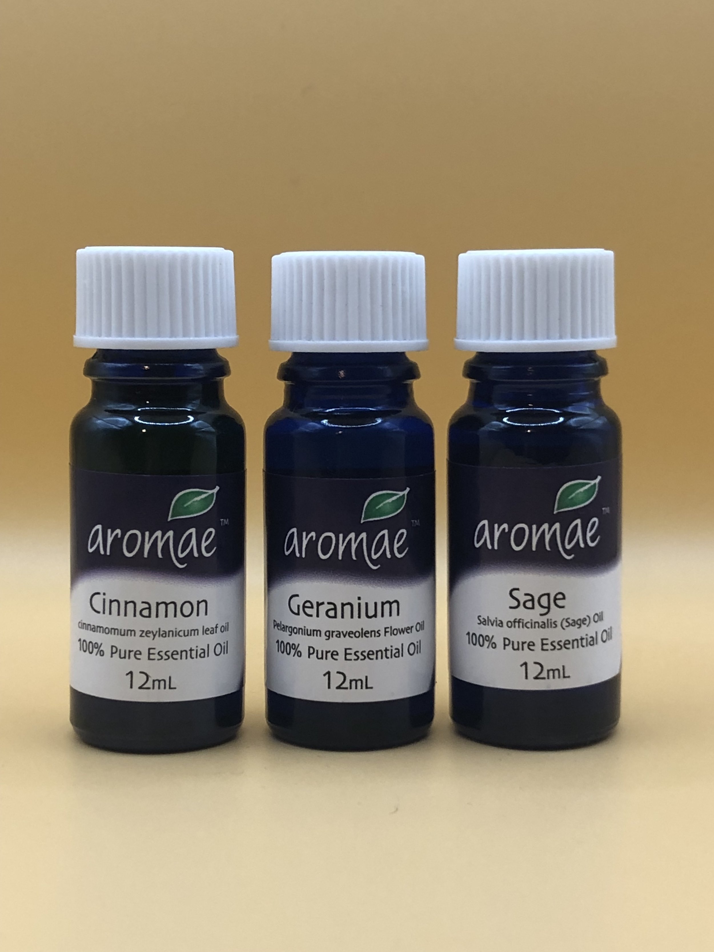 Triple Pack - Cinnamon, Geranium, Sage