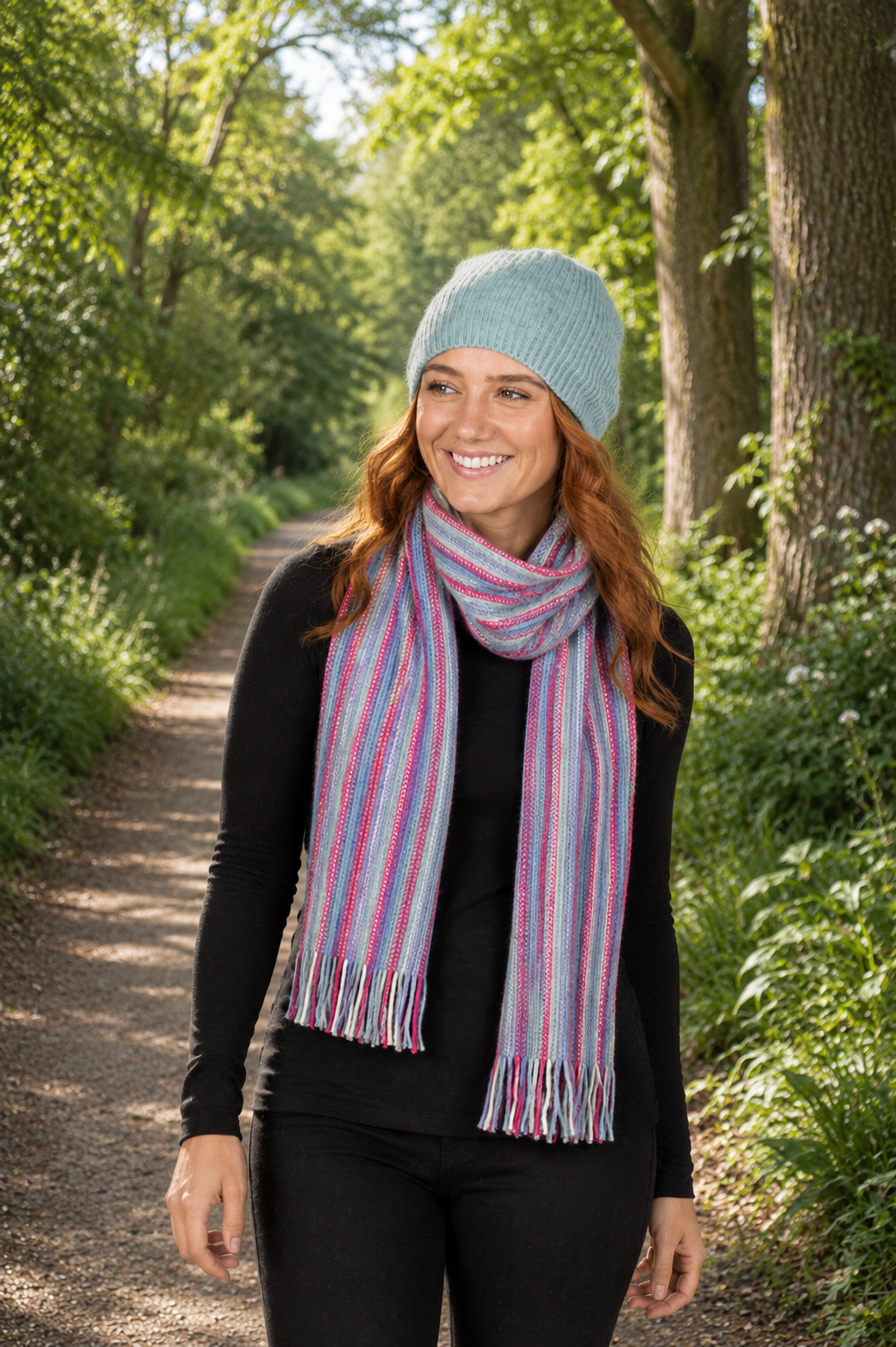 Multi Striped Scarf