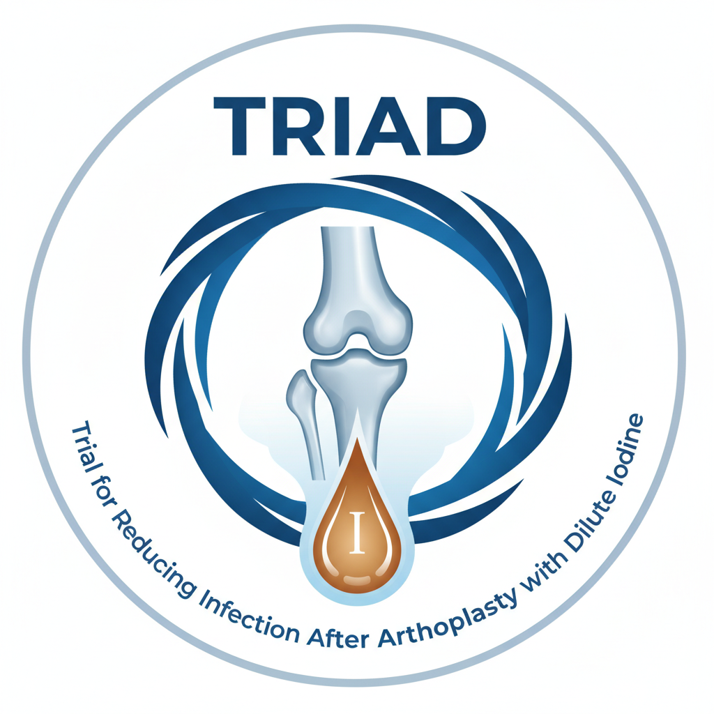 TRIAD: Trial for Reducing Infection After Arthroplasty with Dilute Iodine