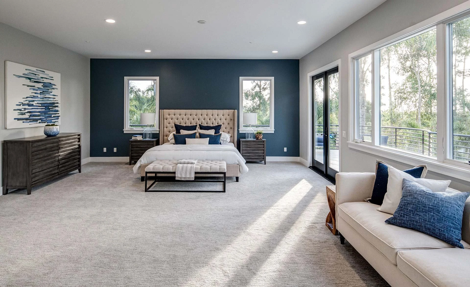 Transforming the family room with exposed beams