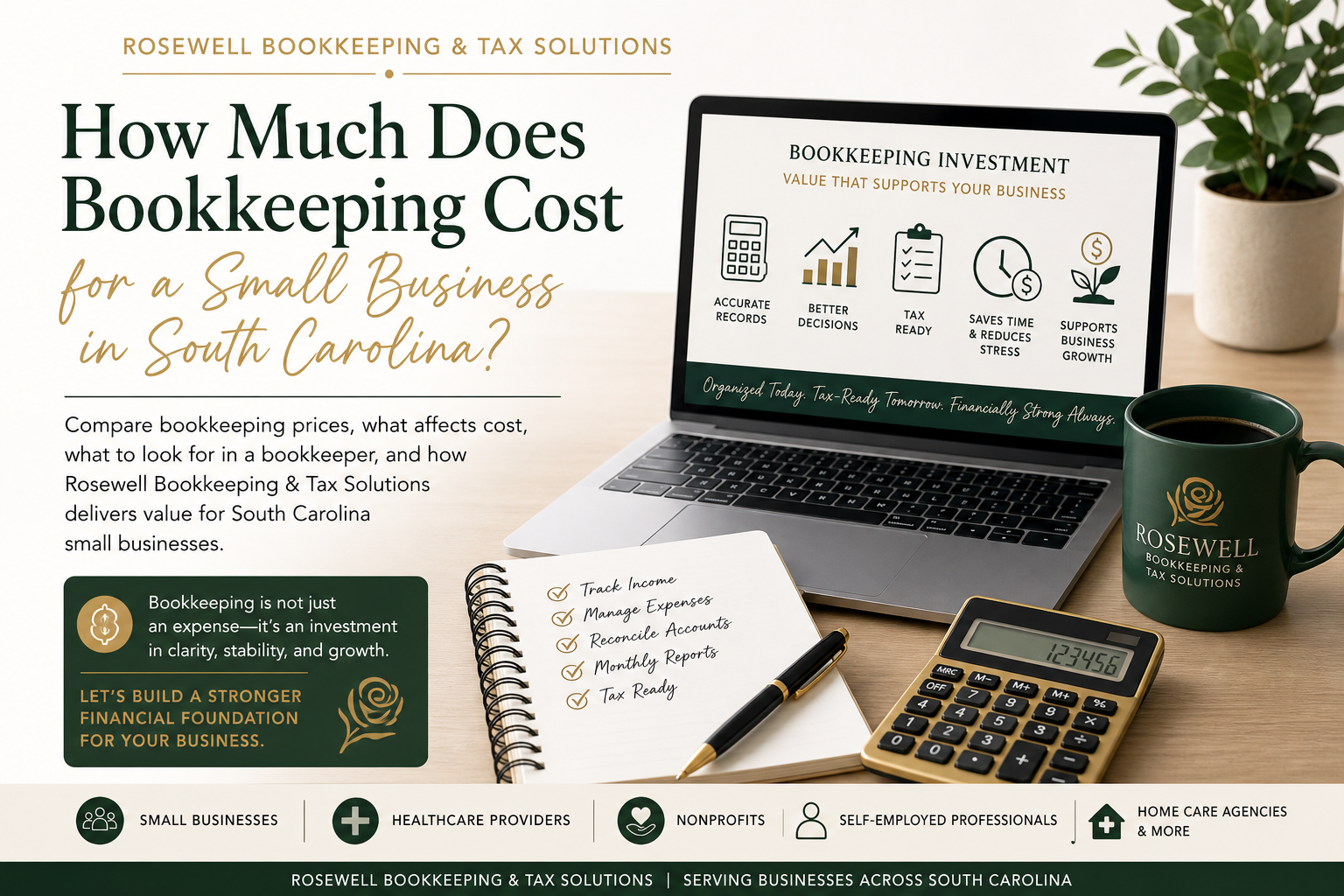 How Much Does Bookkeeping Cost for a Small Business in South Carolina?