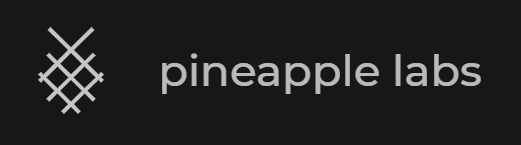 Logo with stylized pineapple and the text 'pineapple labs'