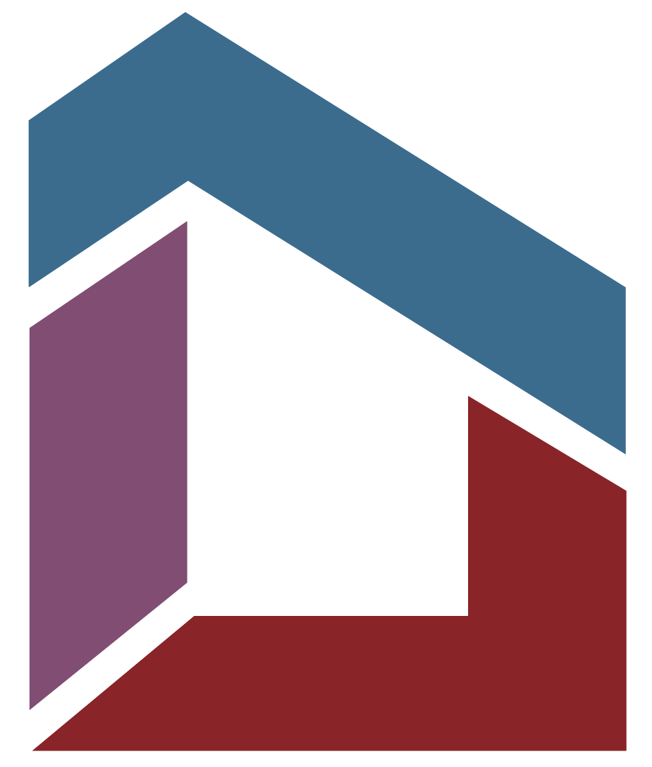 A colorful 3D cube with arrows on each face pointing inward, representing a collapsible or folding structure.