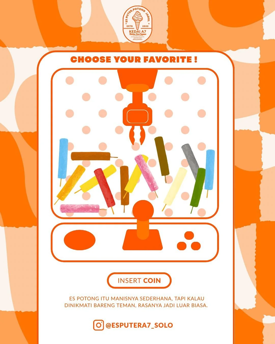 Es potong rasa klasik ada. Rasa kekinian juga ada.😉🌞
Satu gigitan bawa kamu ke masa kecil, satu gigitan lagi bikin kamu up to date sama tren rasa kekinian.
Cobain semua, karena setiap rasa punya ceritanya sendiri 💕