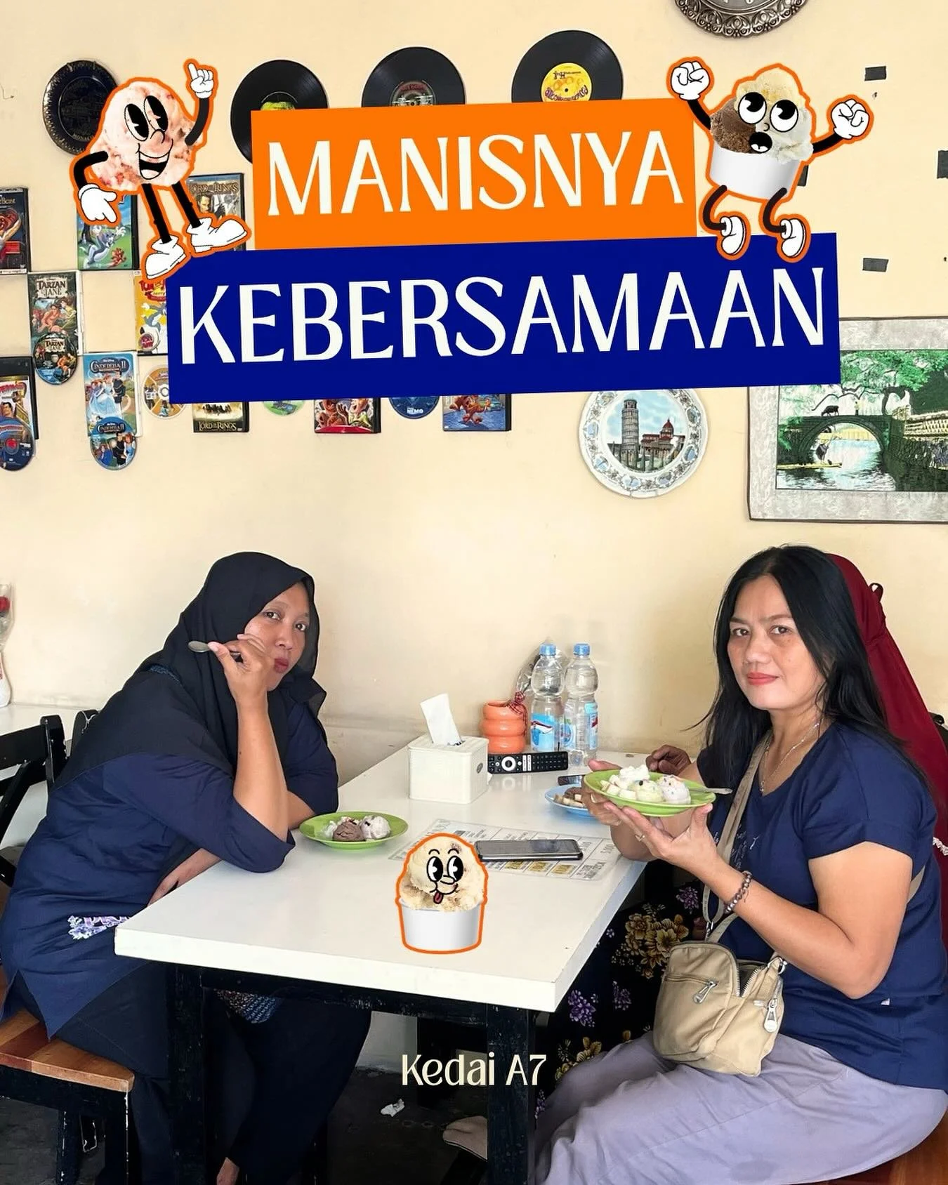 Hangatnya Hari bersama es puter, manis bukan cuma rasanya, tapi tawa yang dibagi bersama. ✨

 #esputerjadul #esputersolo #espotong #sukoharjo