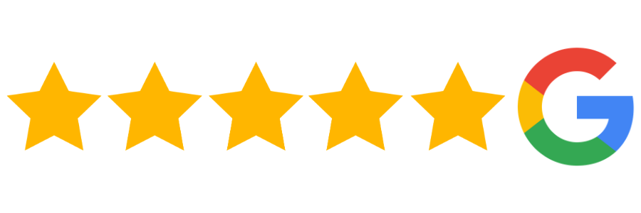 Five-star Google reviews for Dental Care of Cerritos.