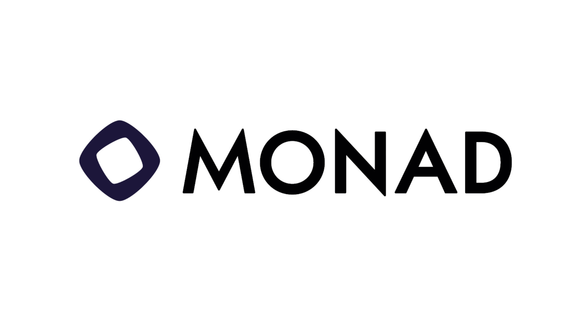 Movad logo with a dark purple geometric shape and the word 'MOVAD' in black capital letters