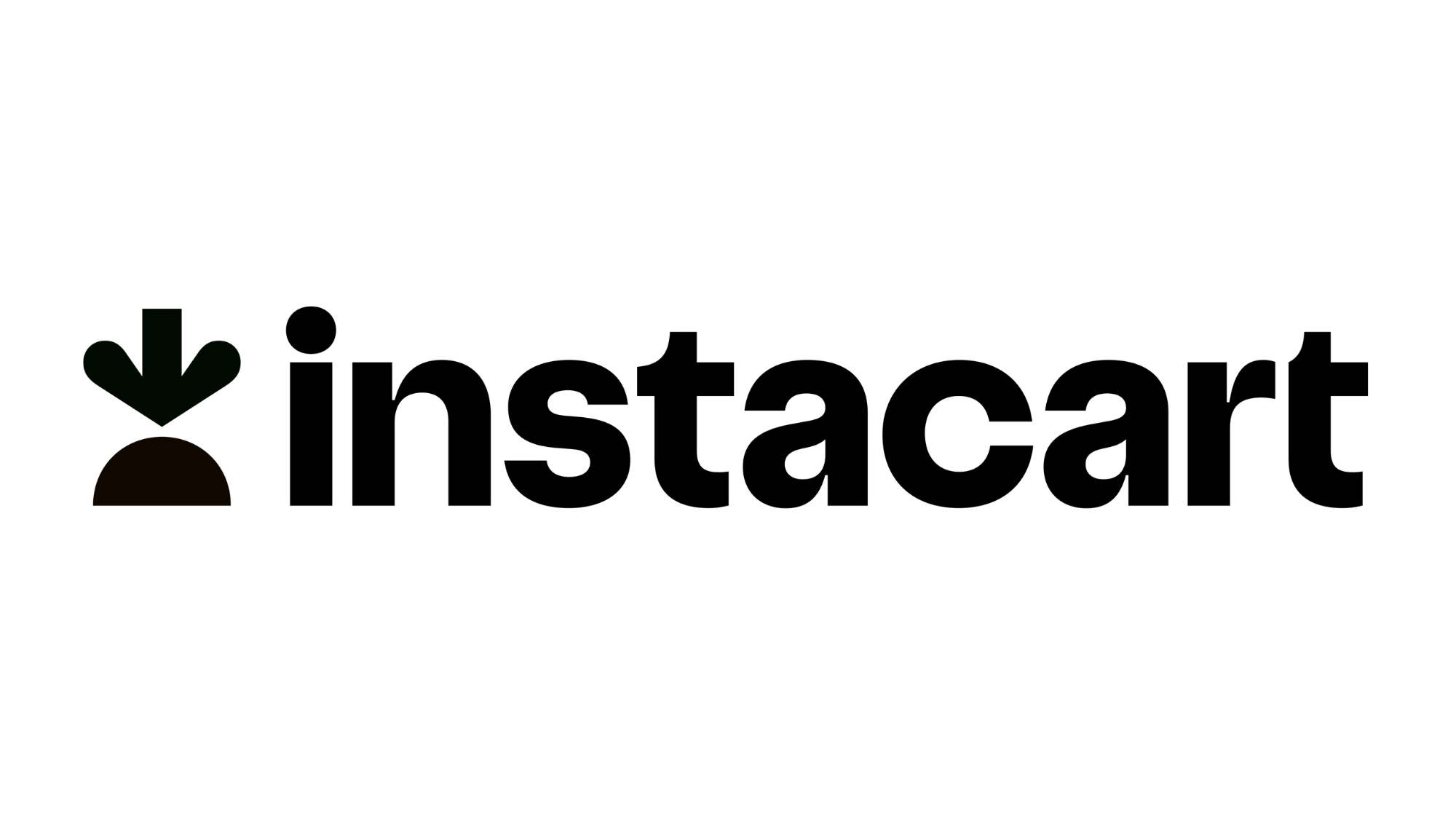 A simple line drawing of a girl planting a seed in the ground.