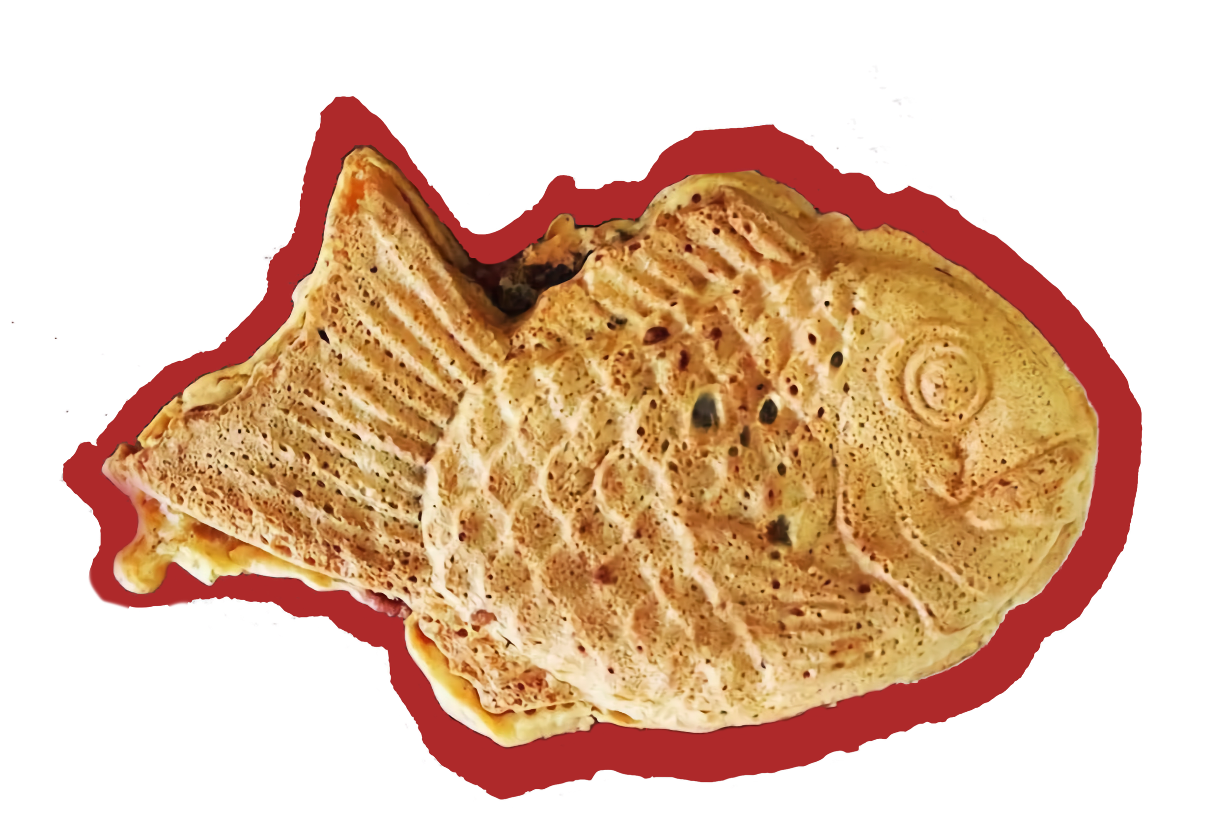 Raw fish, likely a flatfish, with detailed scales and a visible eye, isolated on a transparent background.