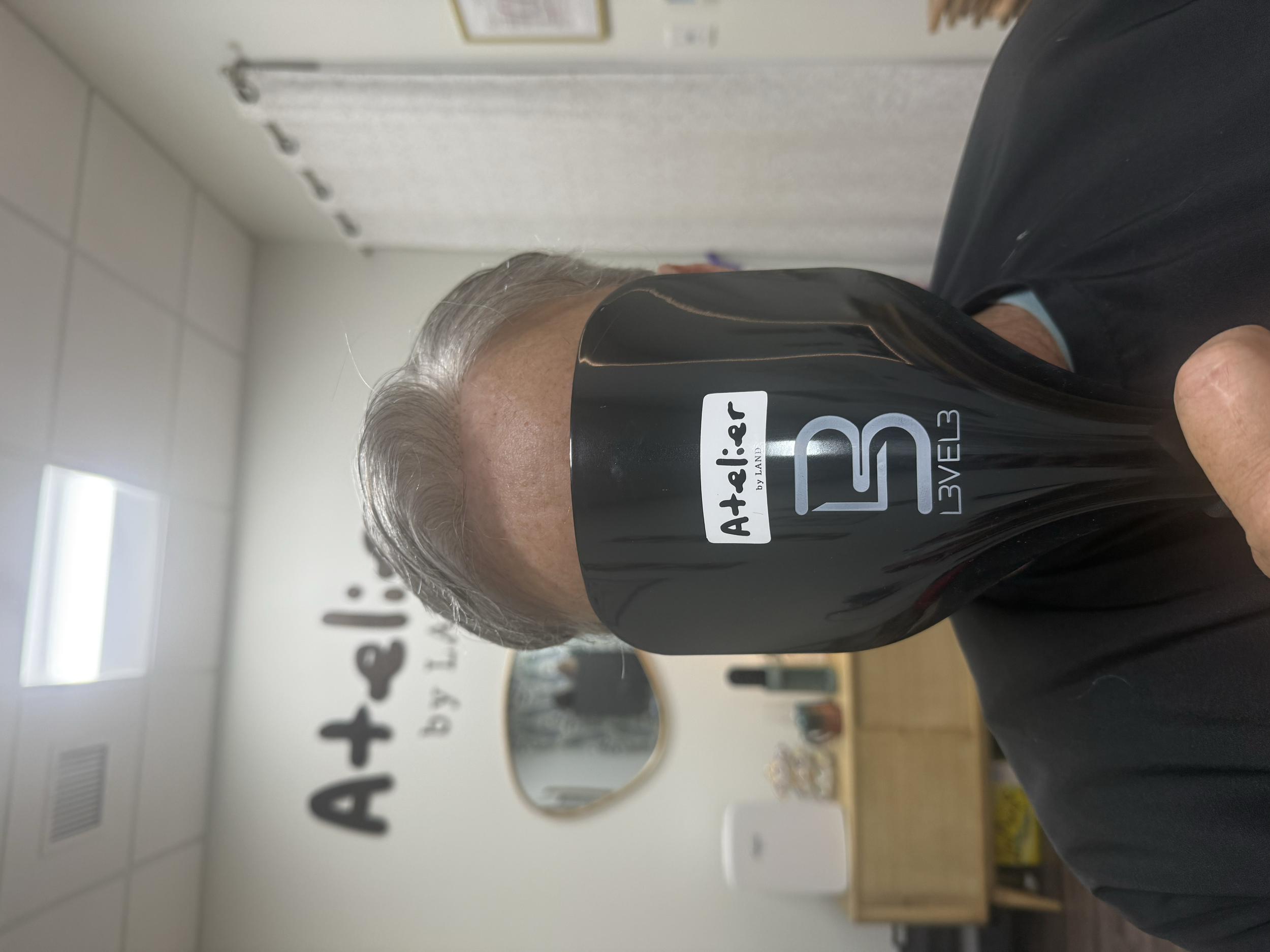 Custom fitted men's hair system using adhesive bonding — confidential one on one appointment, Atelier by Land, Vestavia Hills AL.