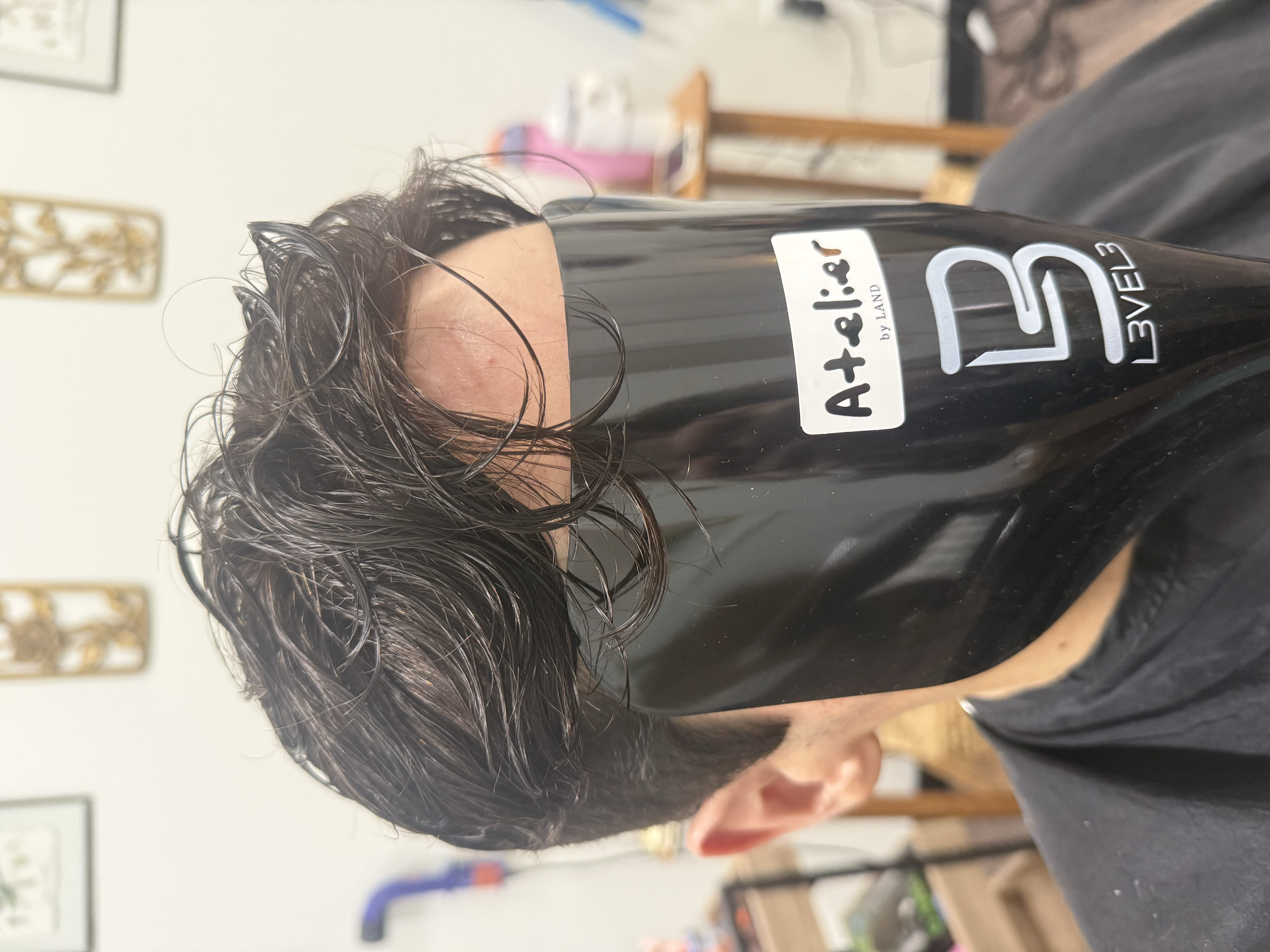 Men's hair loss solution using custom hair system — private appointment only studio, Vestavia Hills AL.