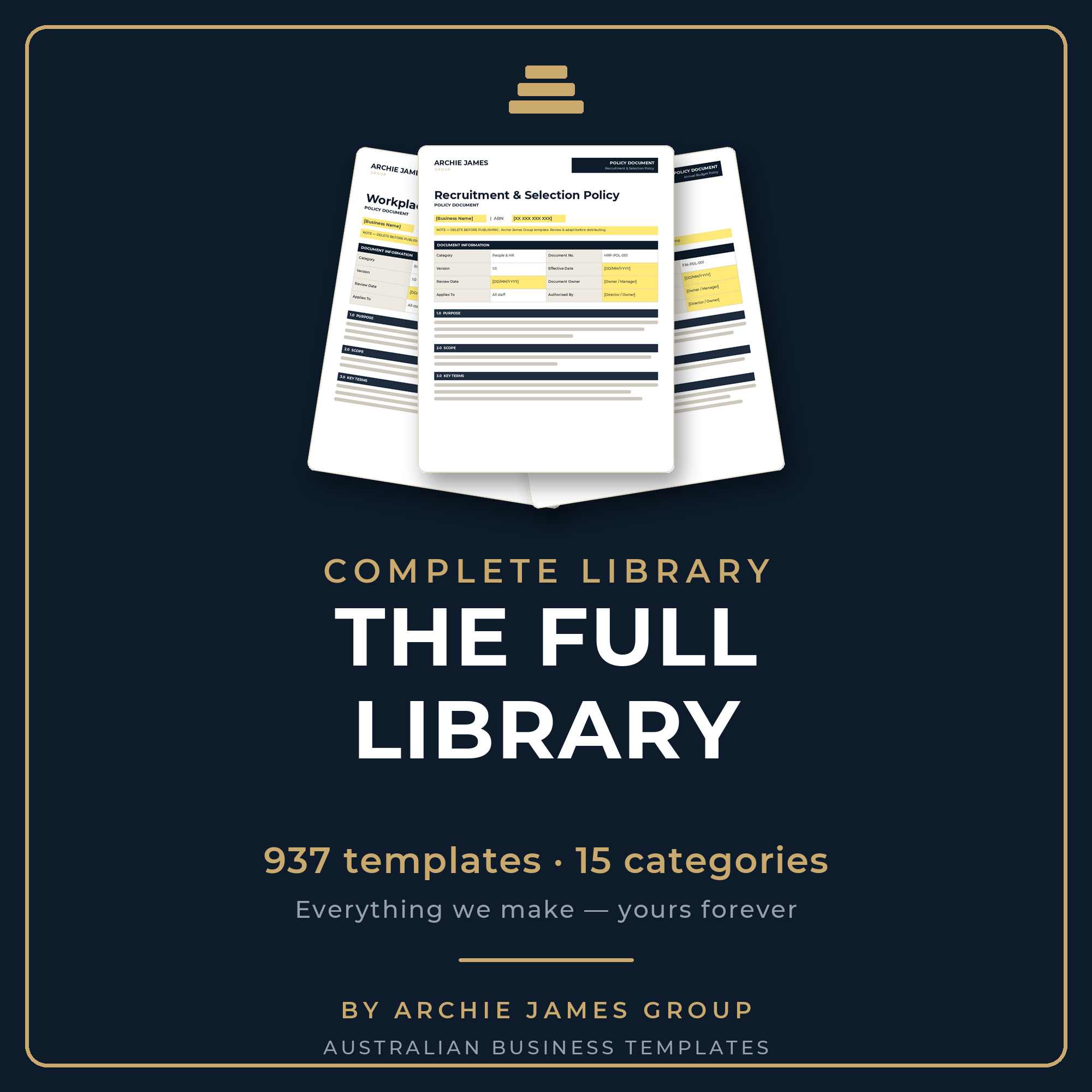 Full Library (one-off) - All Documents!