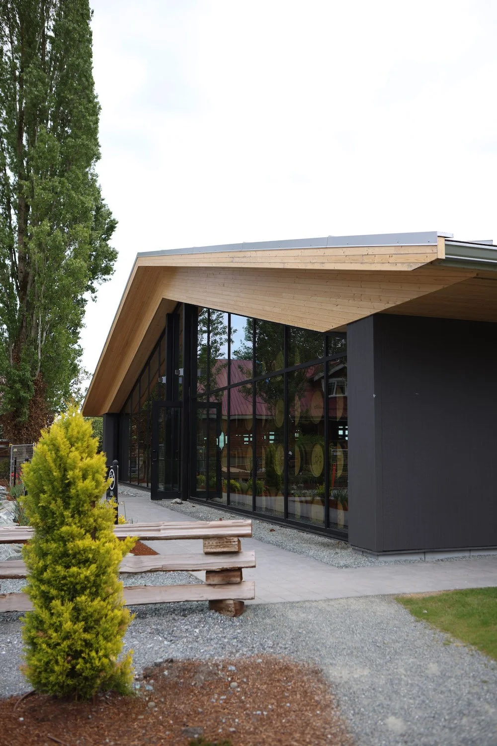New Construction of Vineyard on Vancouver Island